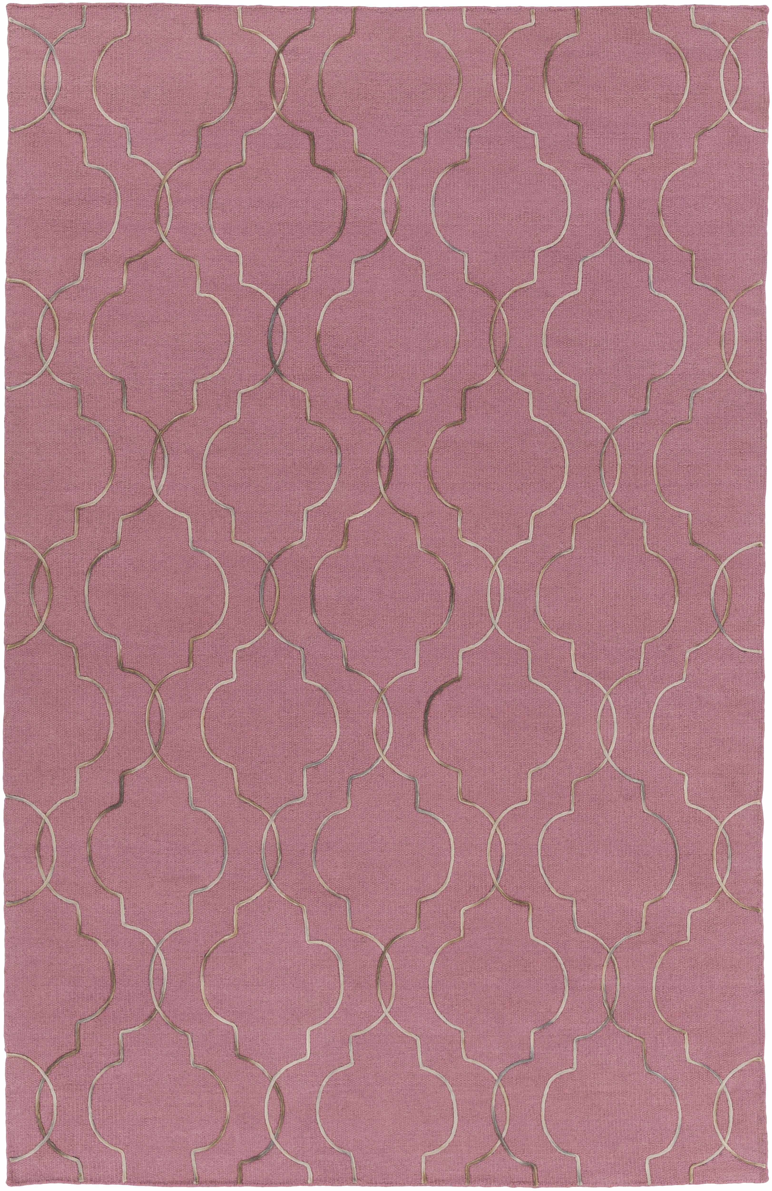 Pickrell 2' x 3' Transitional Modern Moroccan Trellis Wool Area Rug - Hauteloom