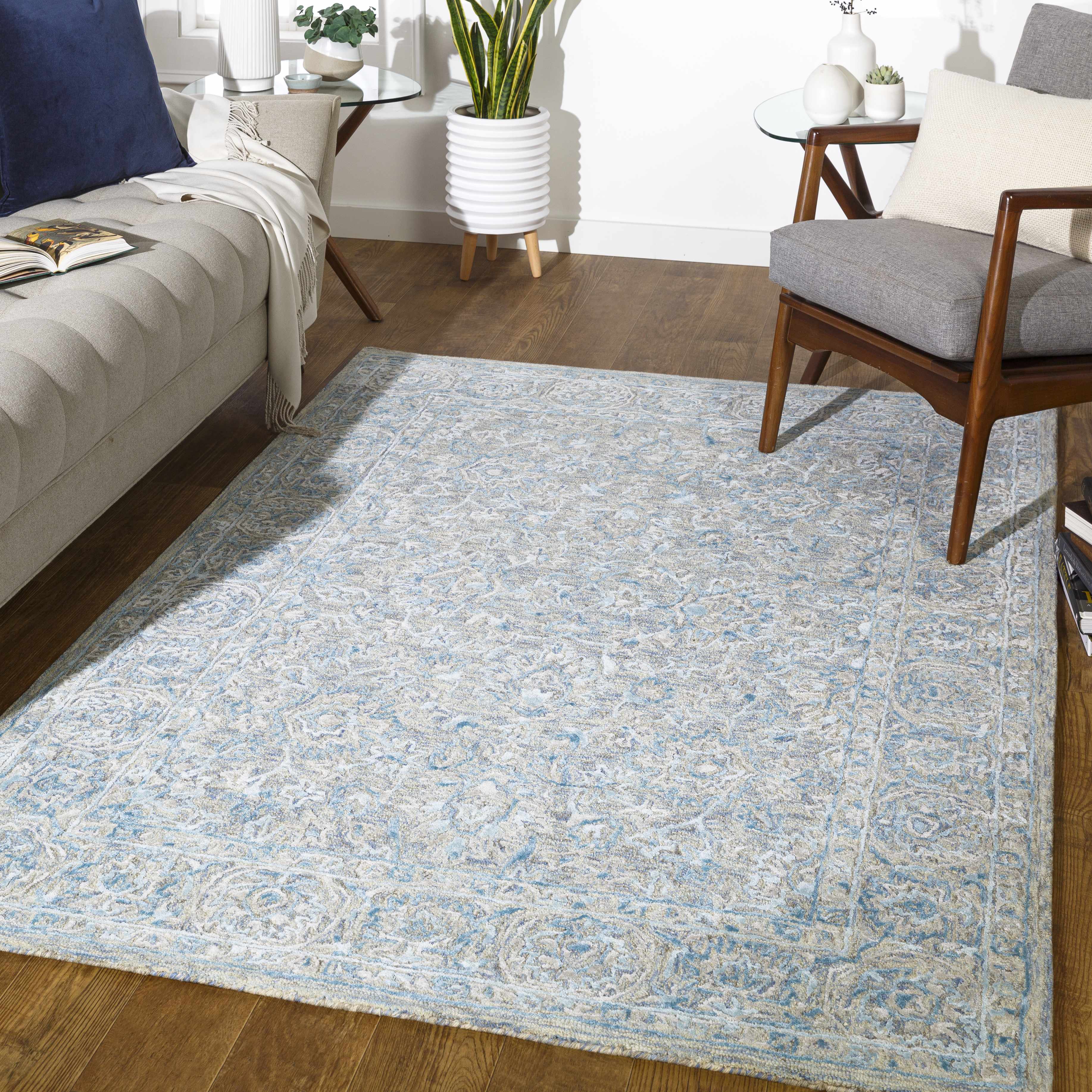 Stebbins 9' x 13' Wool Area Rug - Hauteloom