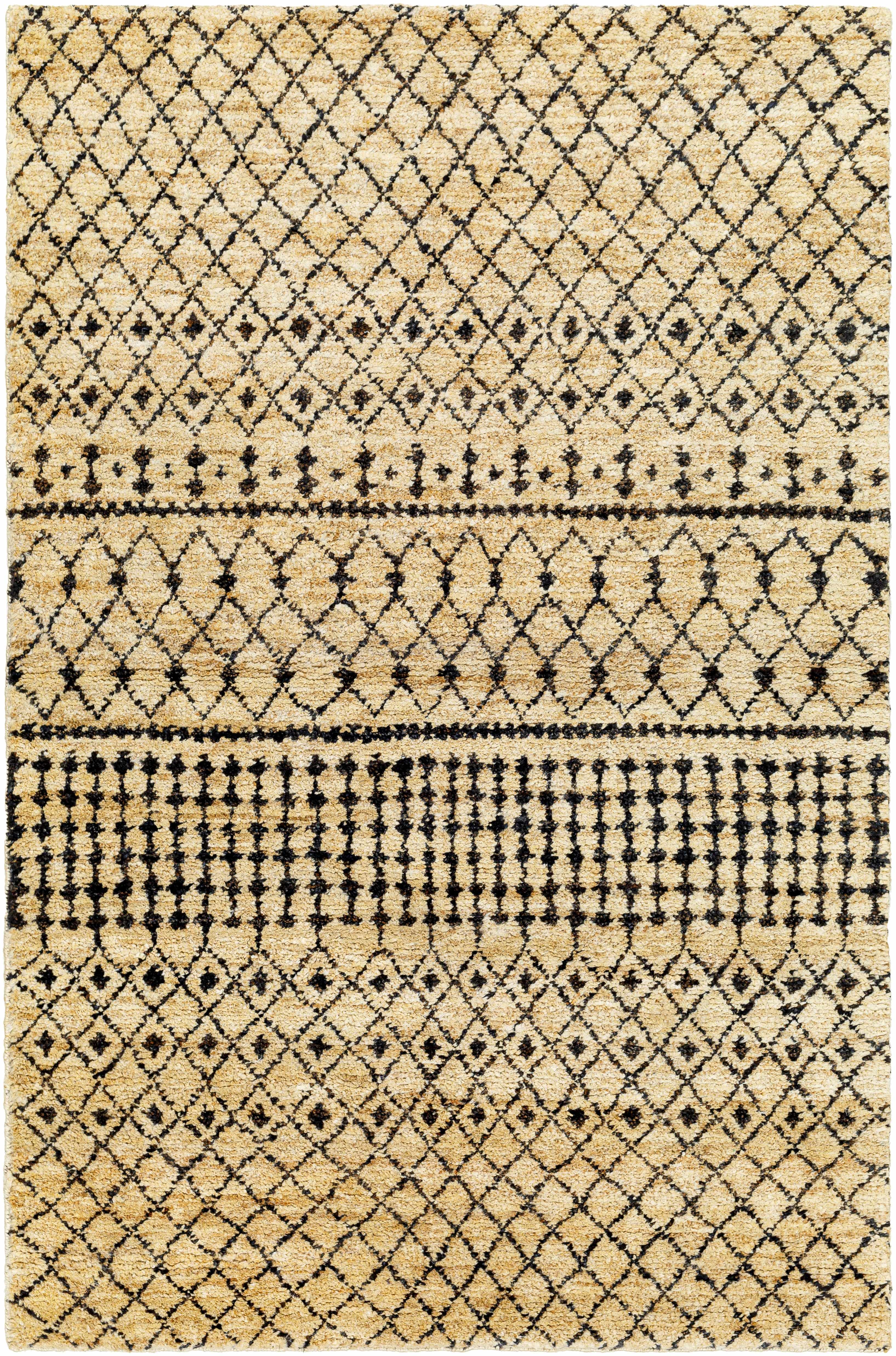 Aziza 6' x 9' Jute Area Rug - Hauteloom