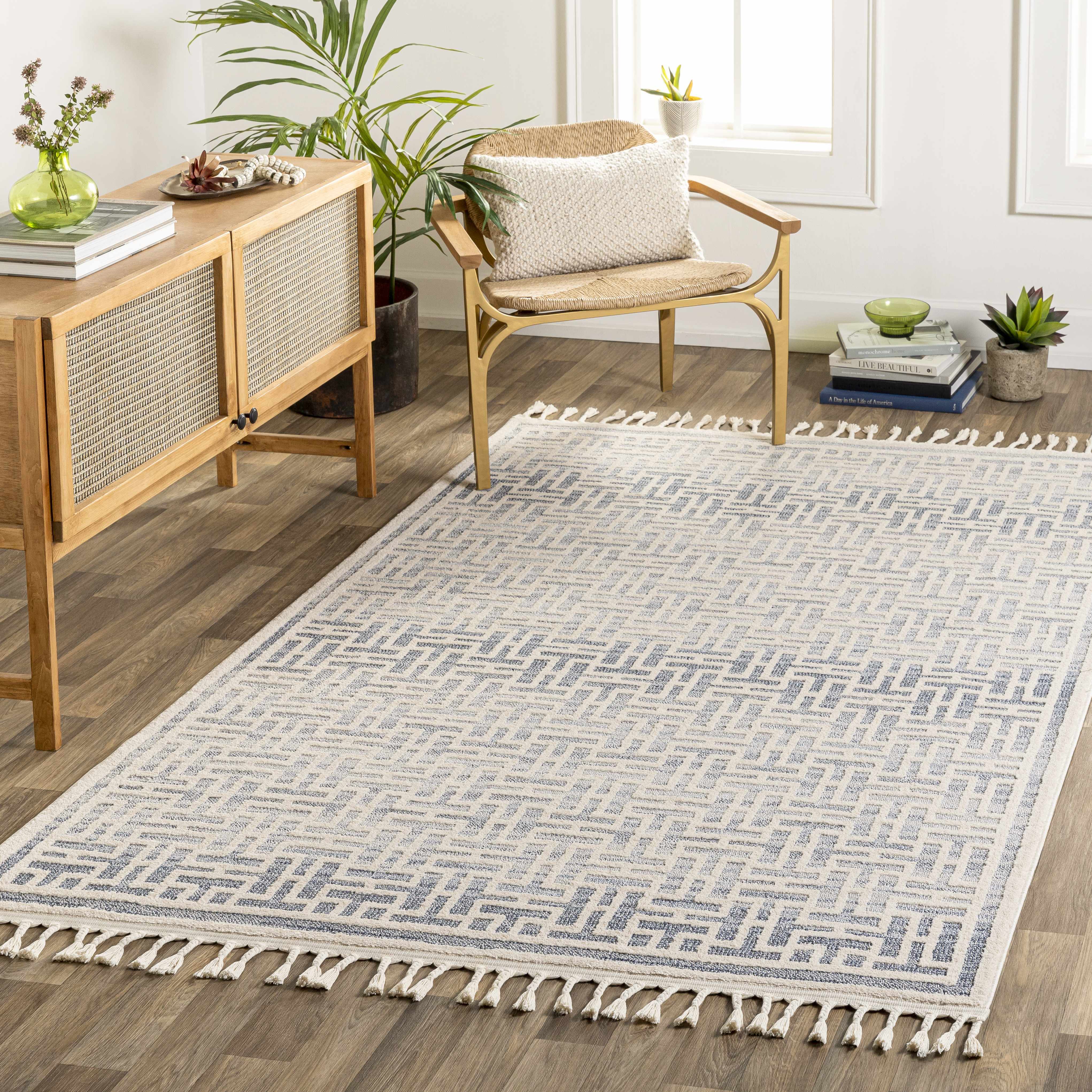 Mabini 5'3in x 7' Area Rug - Hauteloom
