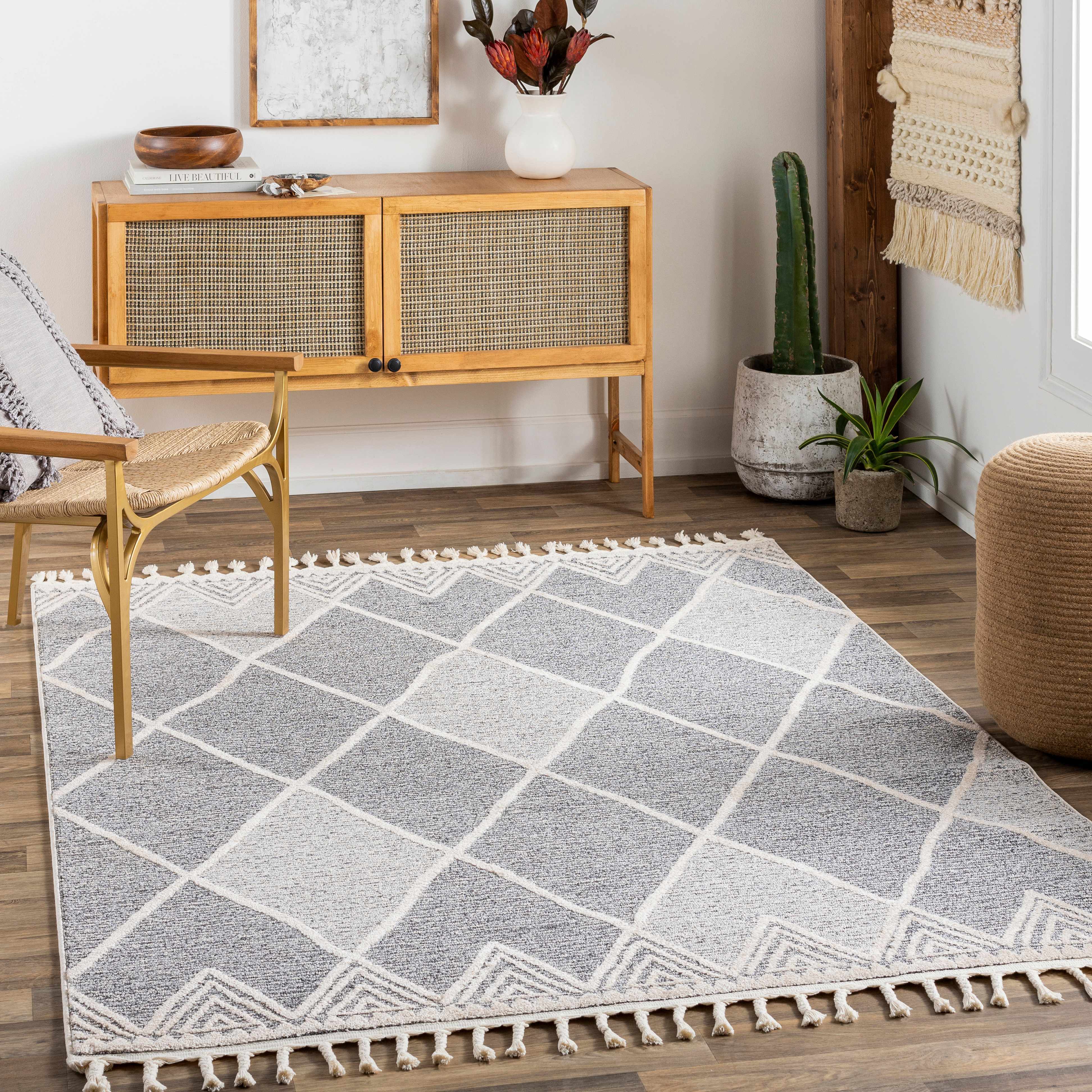 Dumlan 6'7in x 9' Area Rug - Hauteloom