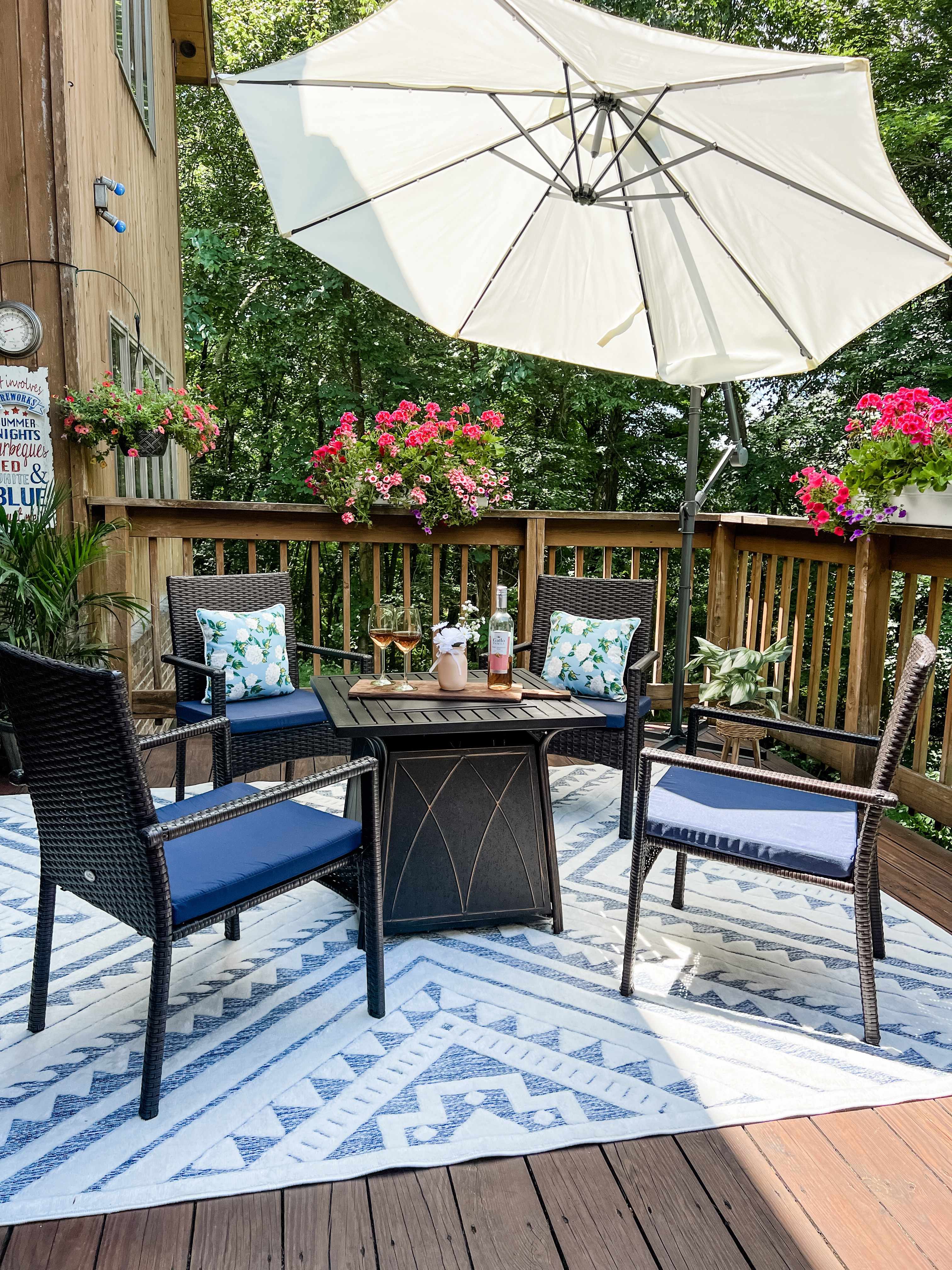 Alida 5'3in x 7' Outdoor Area Rug - Hauteloom