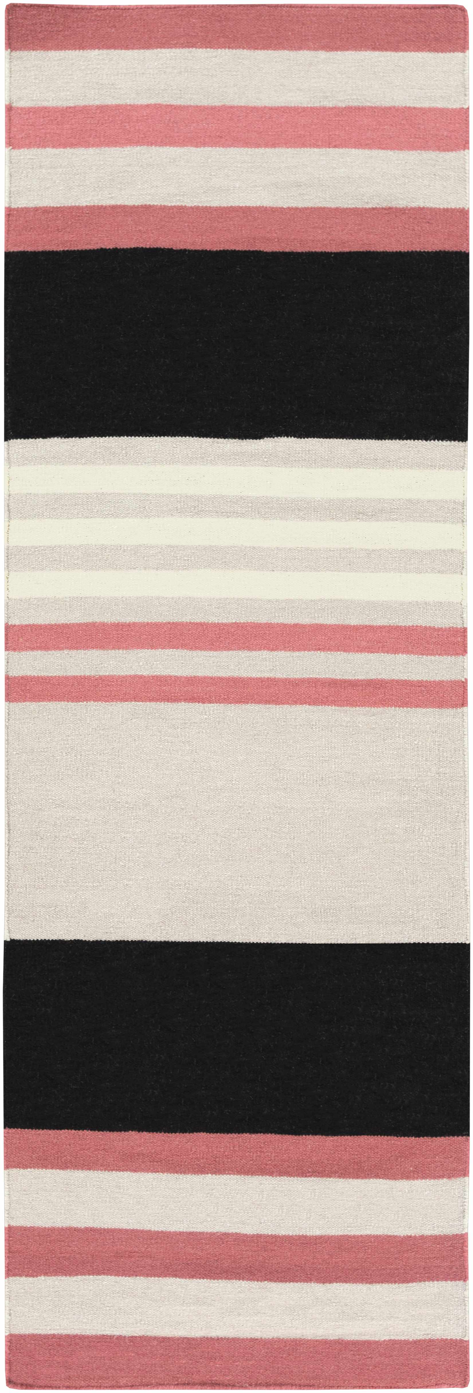 Sedgwick 2'6in x 8' Striped Solid Stripes Wool Runner - Hauteloom