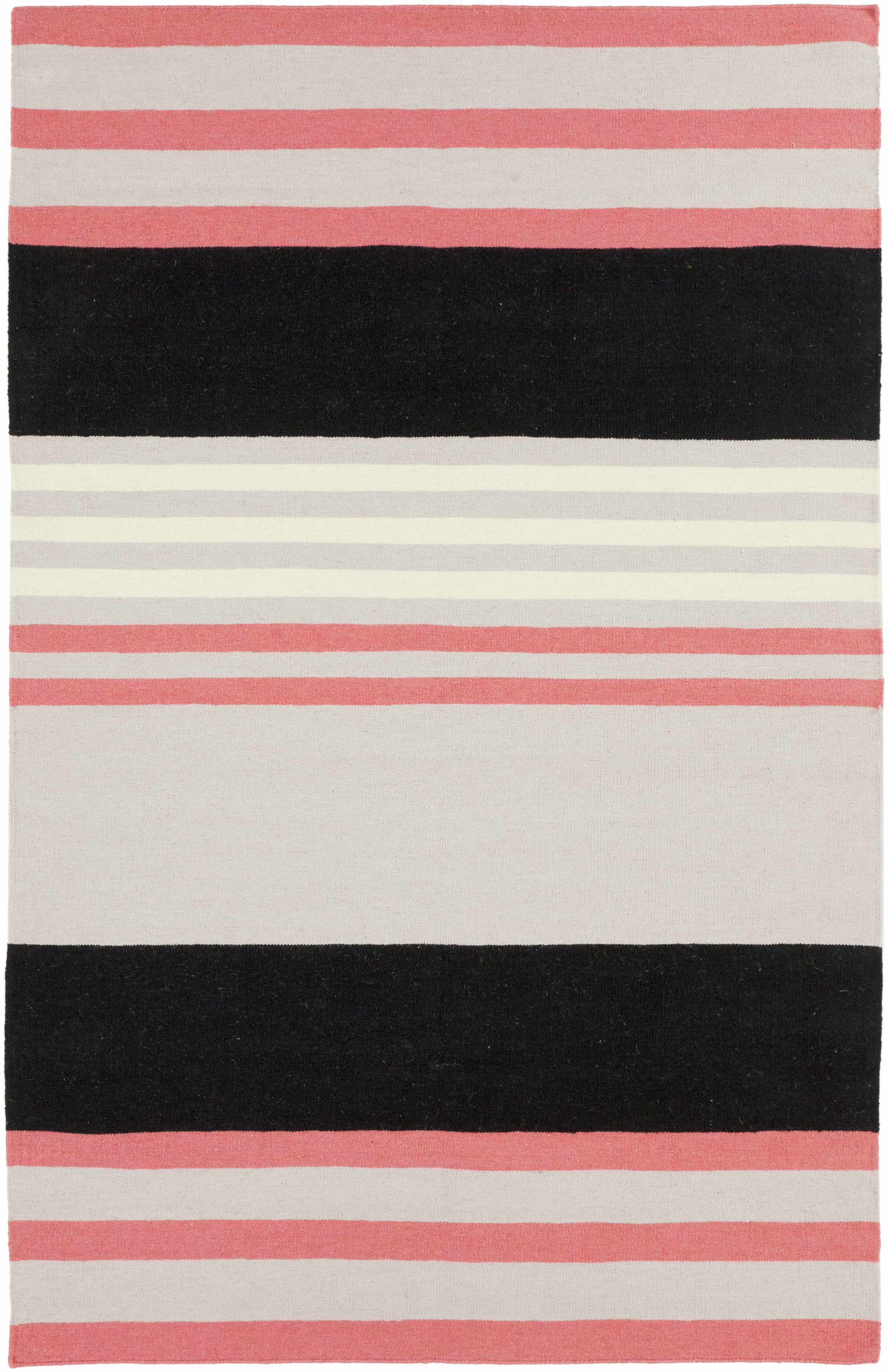 Sedgwick 5' x 8' Striped Solid Stripes Wool Area Rug - Hauteloom