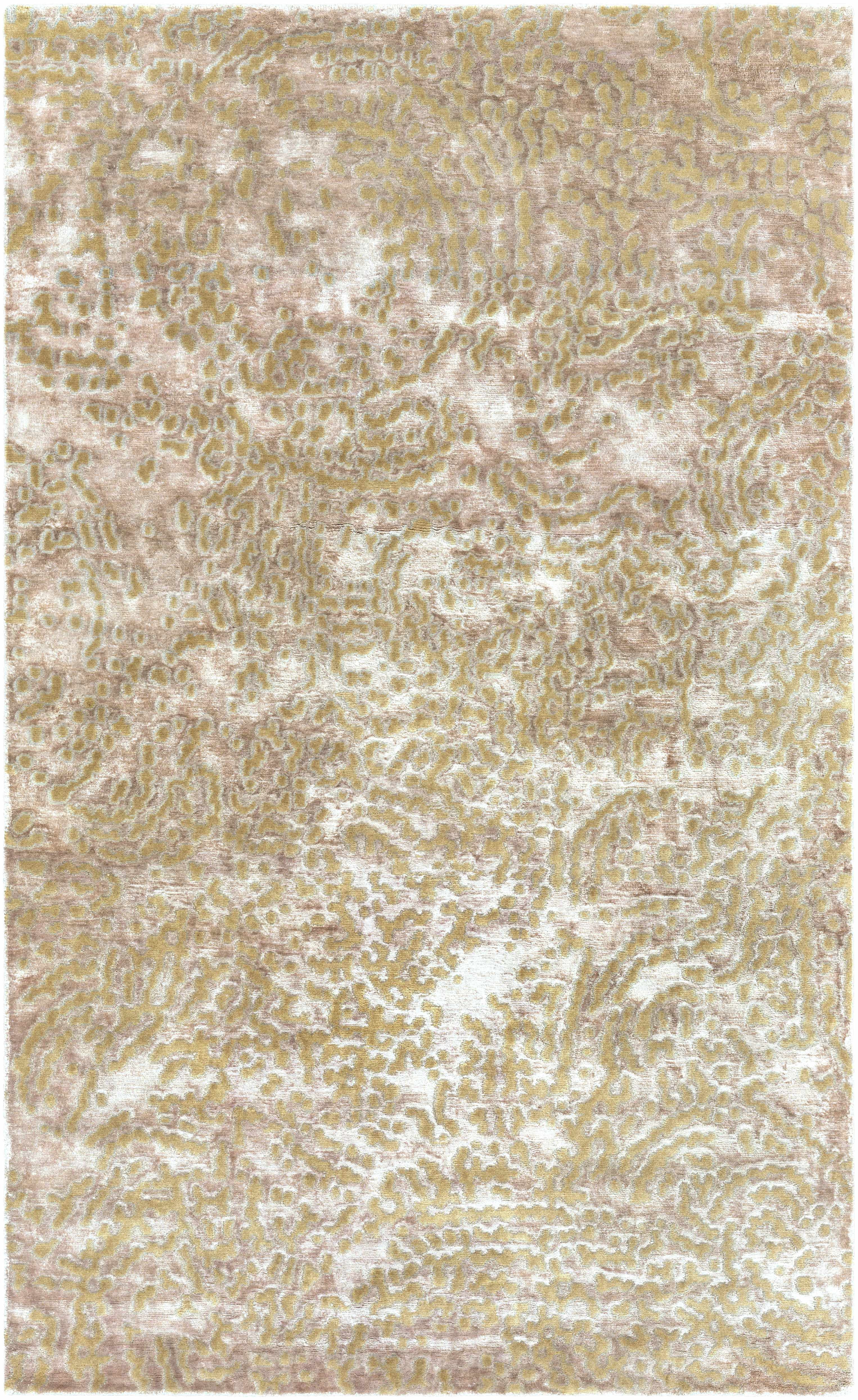 Leadington 4' x 6' Modern Handmade Updated Bohemian NZ Wool Area Rug - Hauteloom