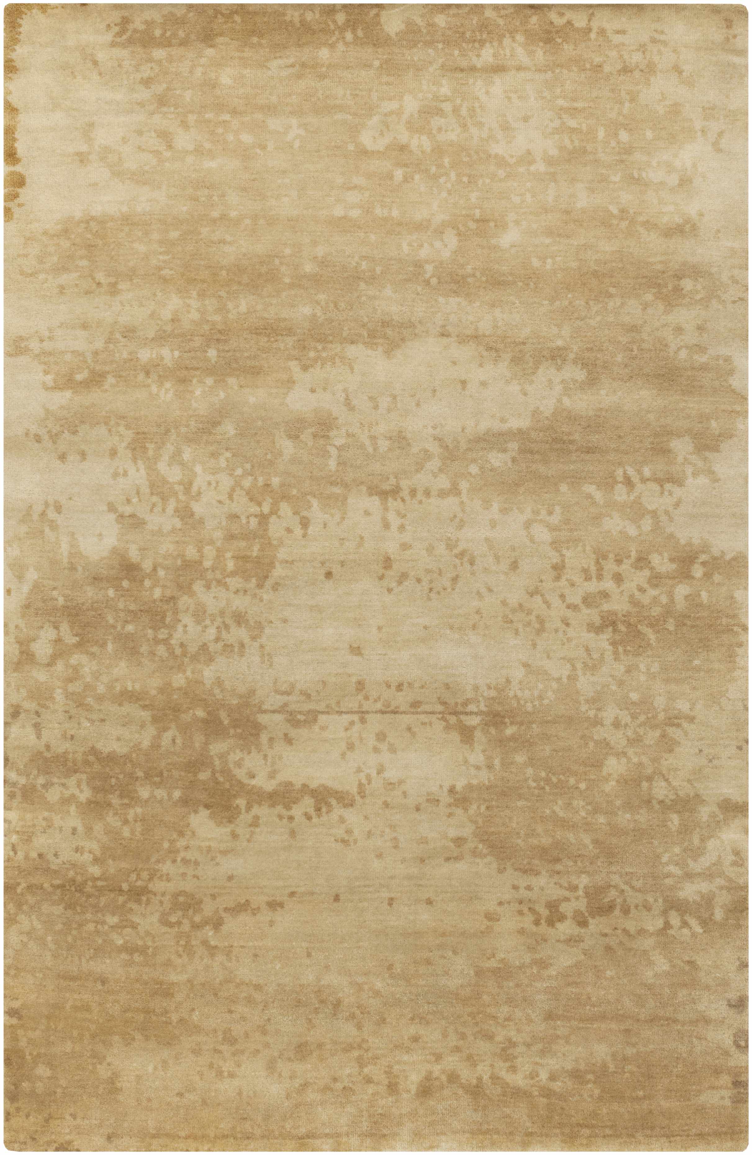 Shushan 5' x 8' Modern Solid Stripes Wool Area Rug - Hauteloom
