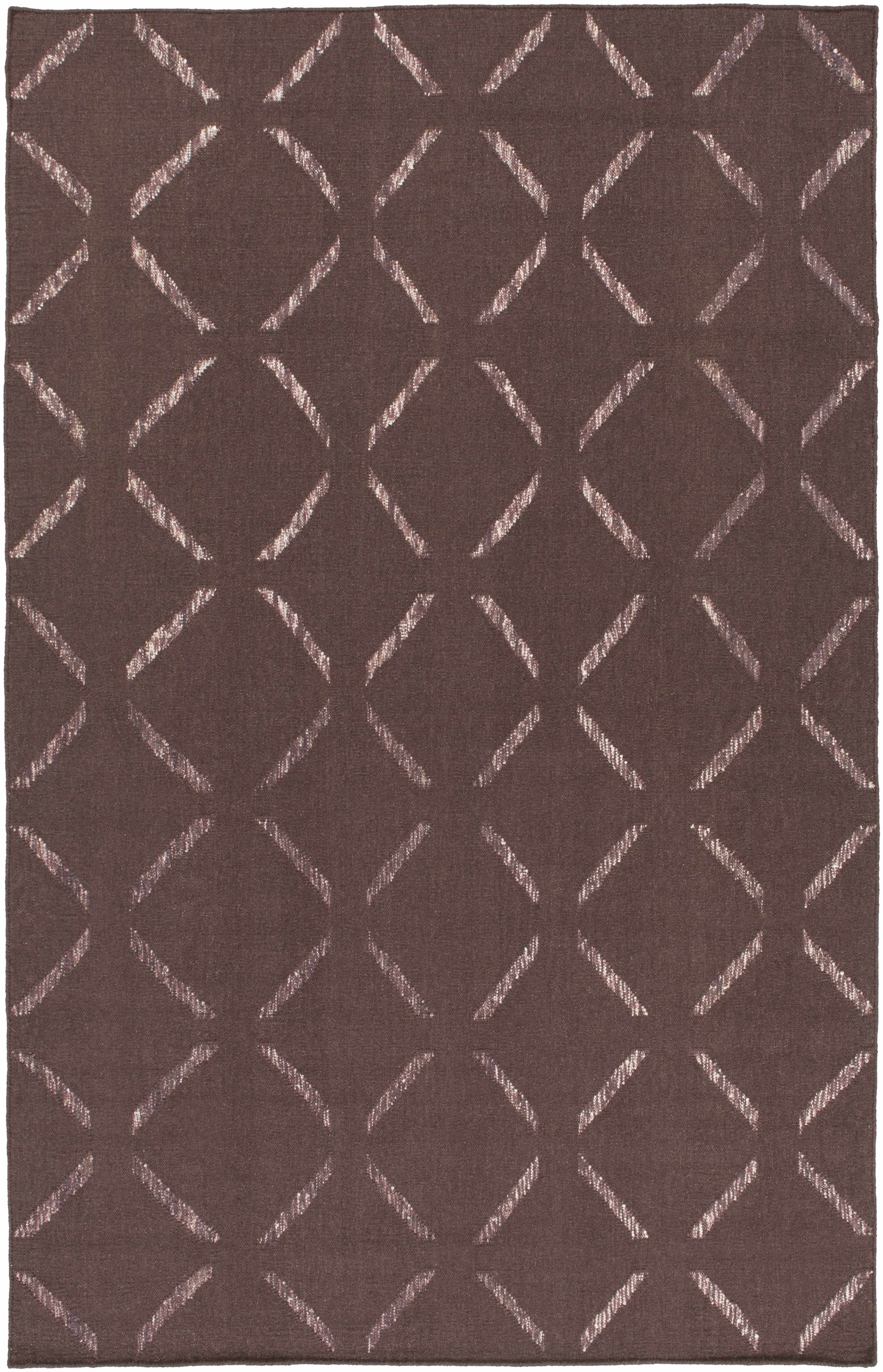 Waccabuc 8' x 10' Transitional Modern Moroccan Trellis Wool Area Rug - Hauteloom