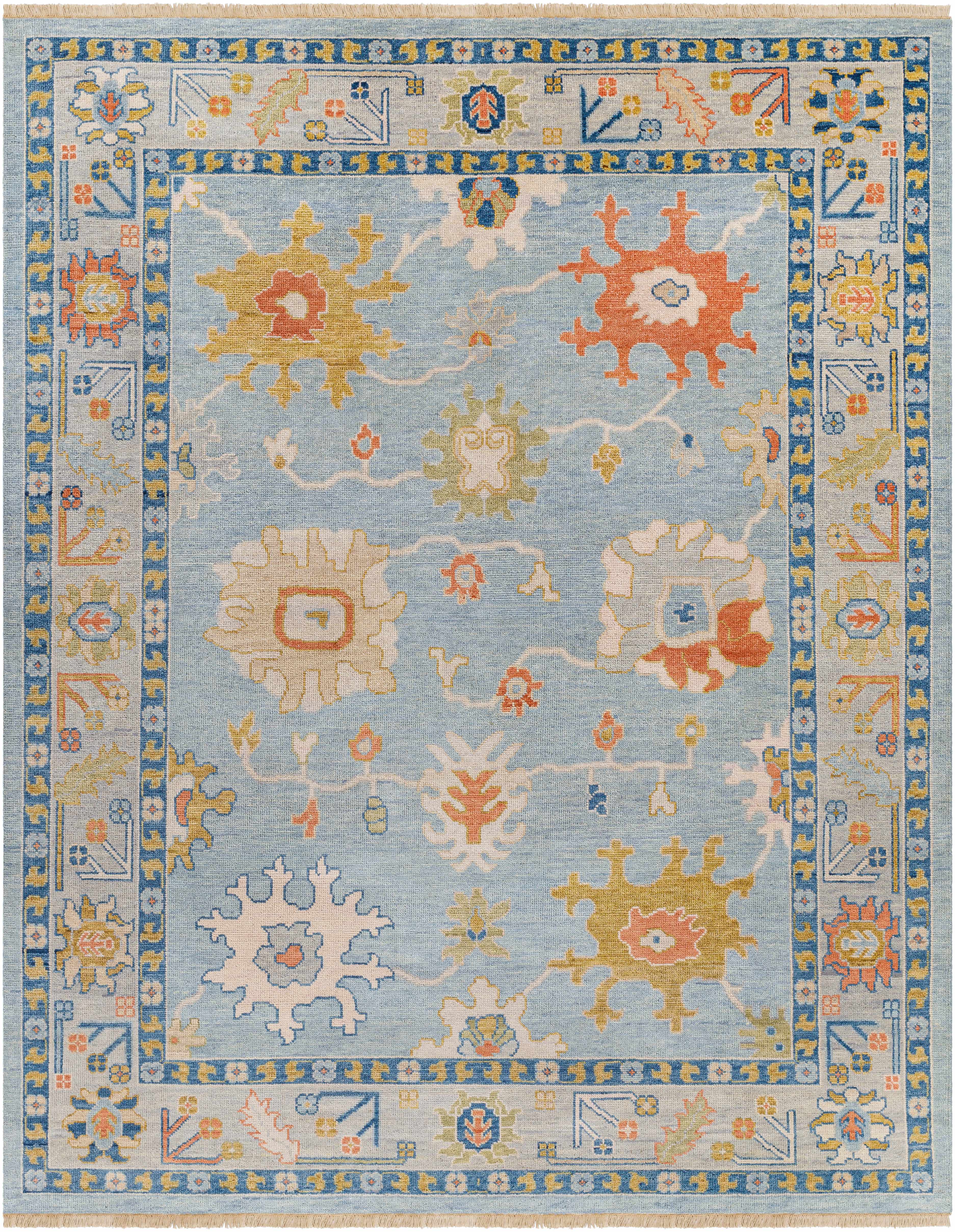Saga 3' x 12' Traditional Wool Runner - Hauteloom