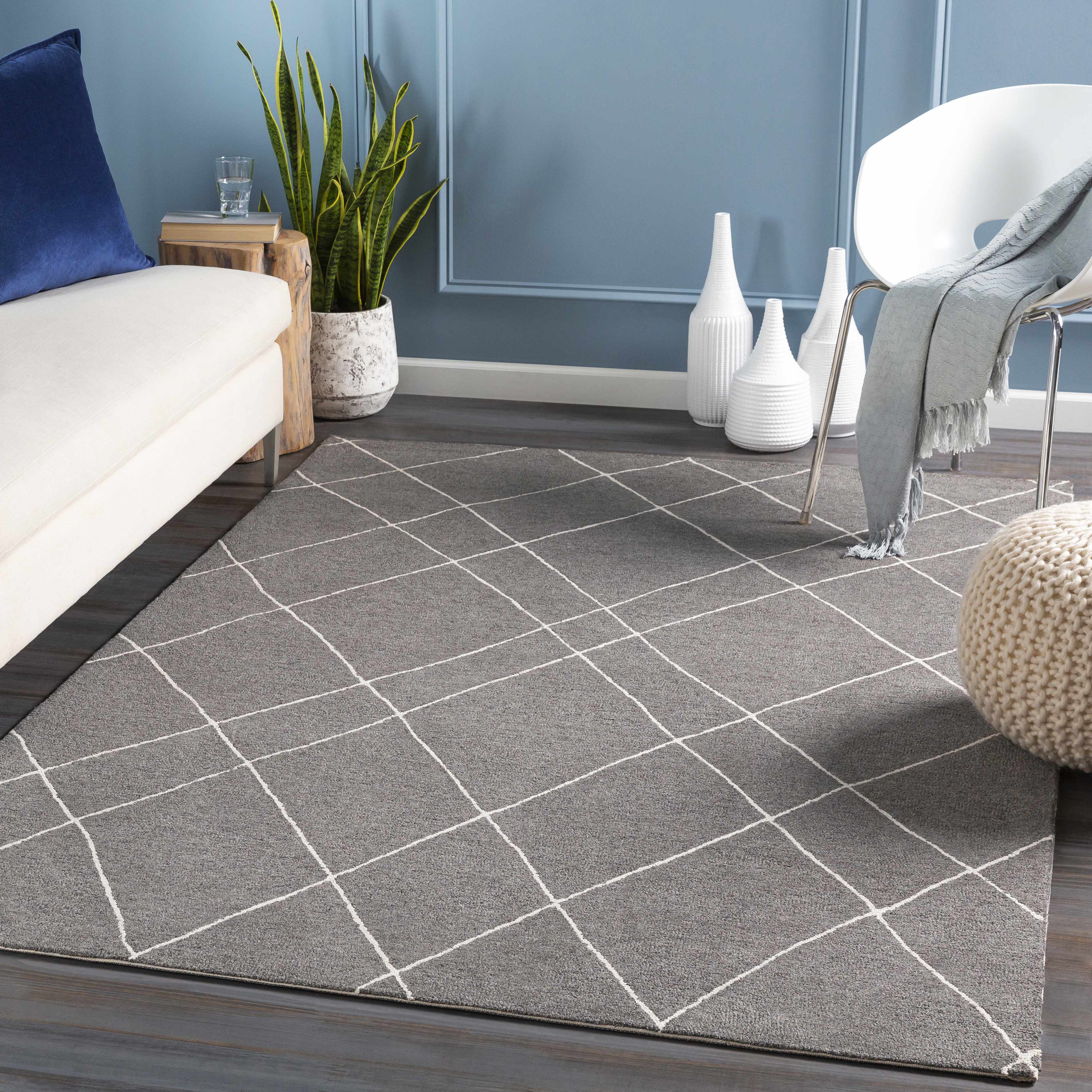 Hibaldstow 8'10in x 12' Wool Area Rug - Hauteloom