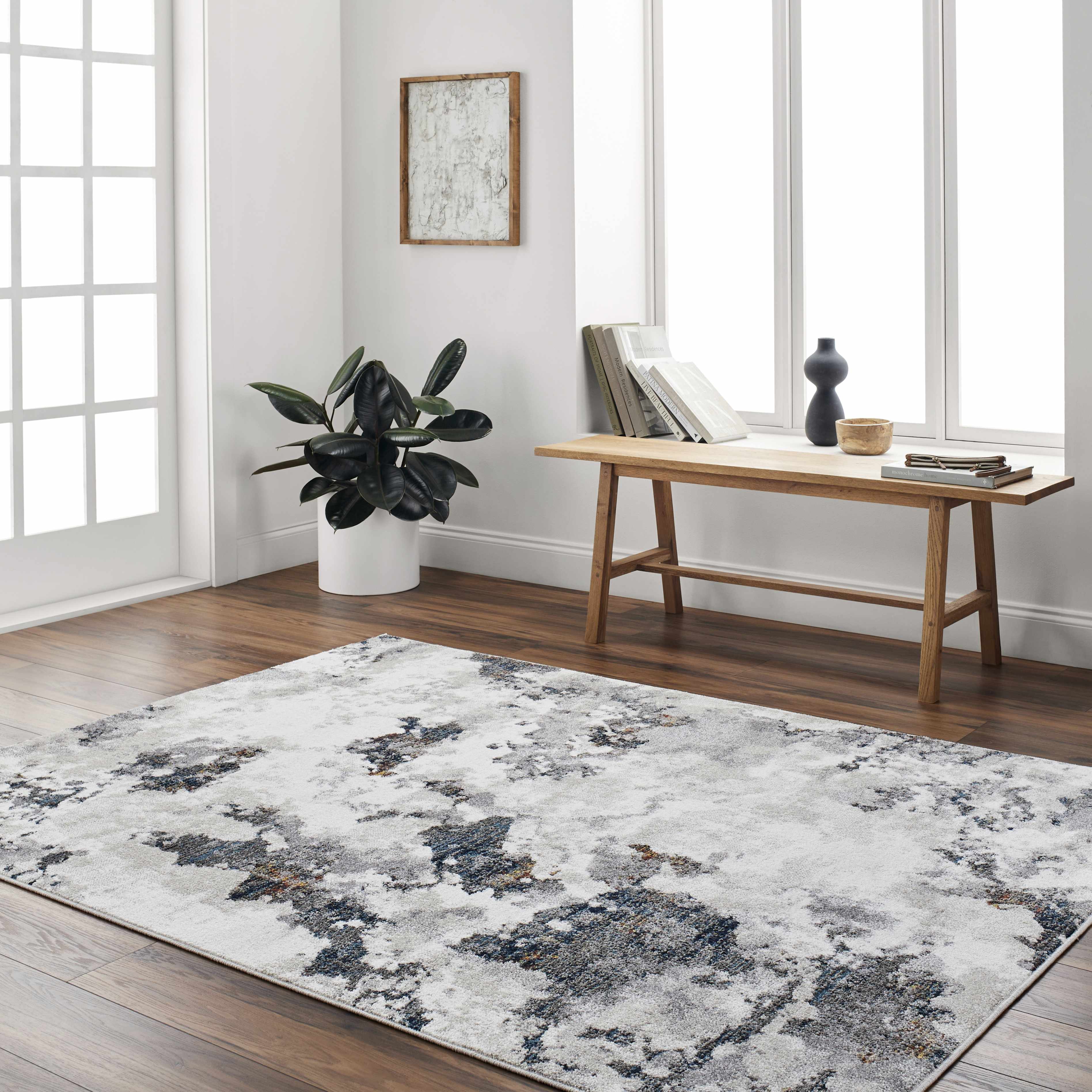 Kesia 6'7in x 9' Area Rug - Hauteloom