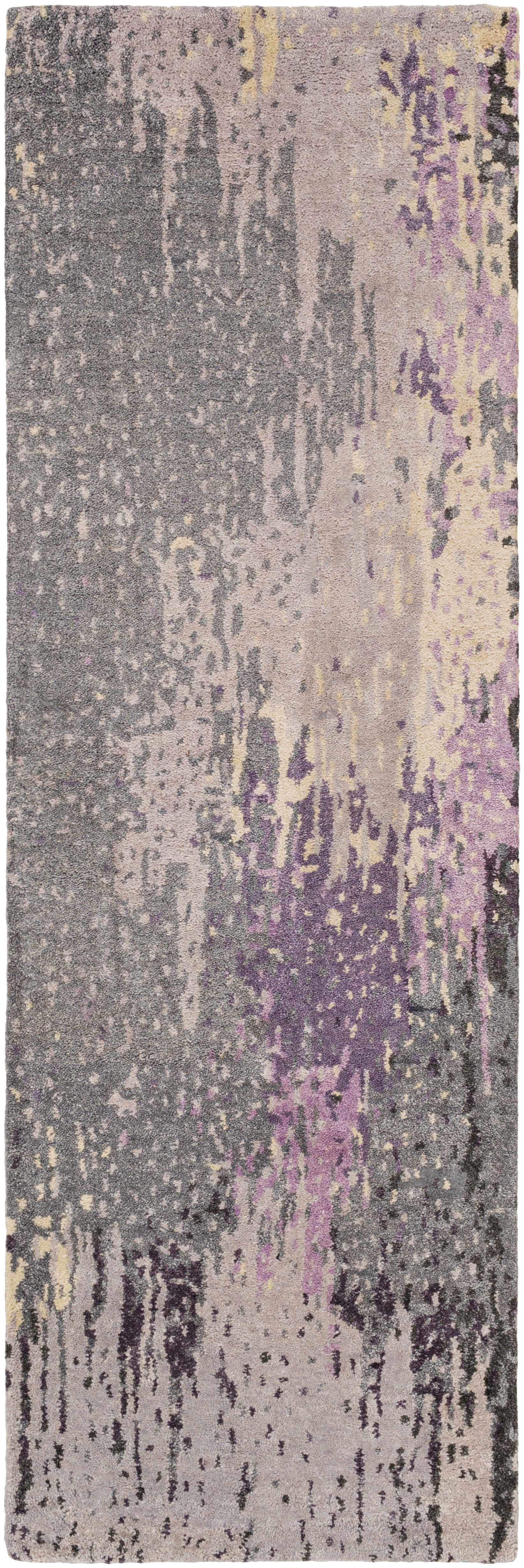 Hattieville 2'6in x 8' Modern Contemporary Abstract Runner - Hauteloom