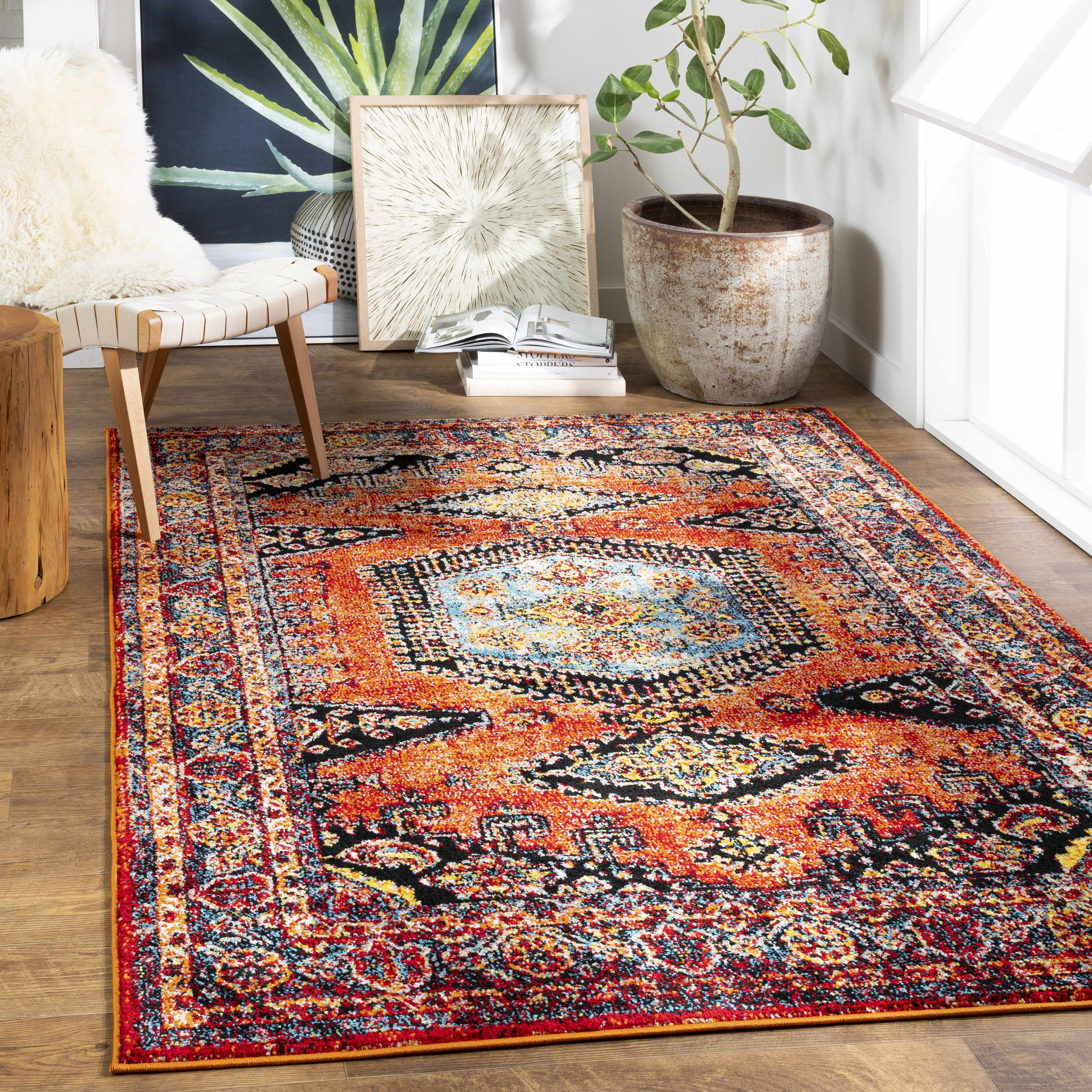 Warkworth 5'3in x 7'3in Traditional Area Rug - Hauteloom