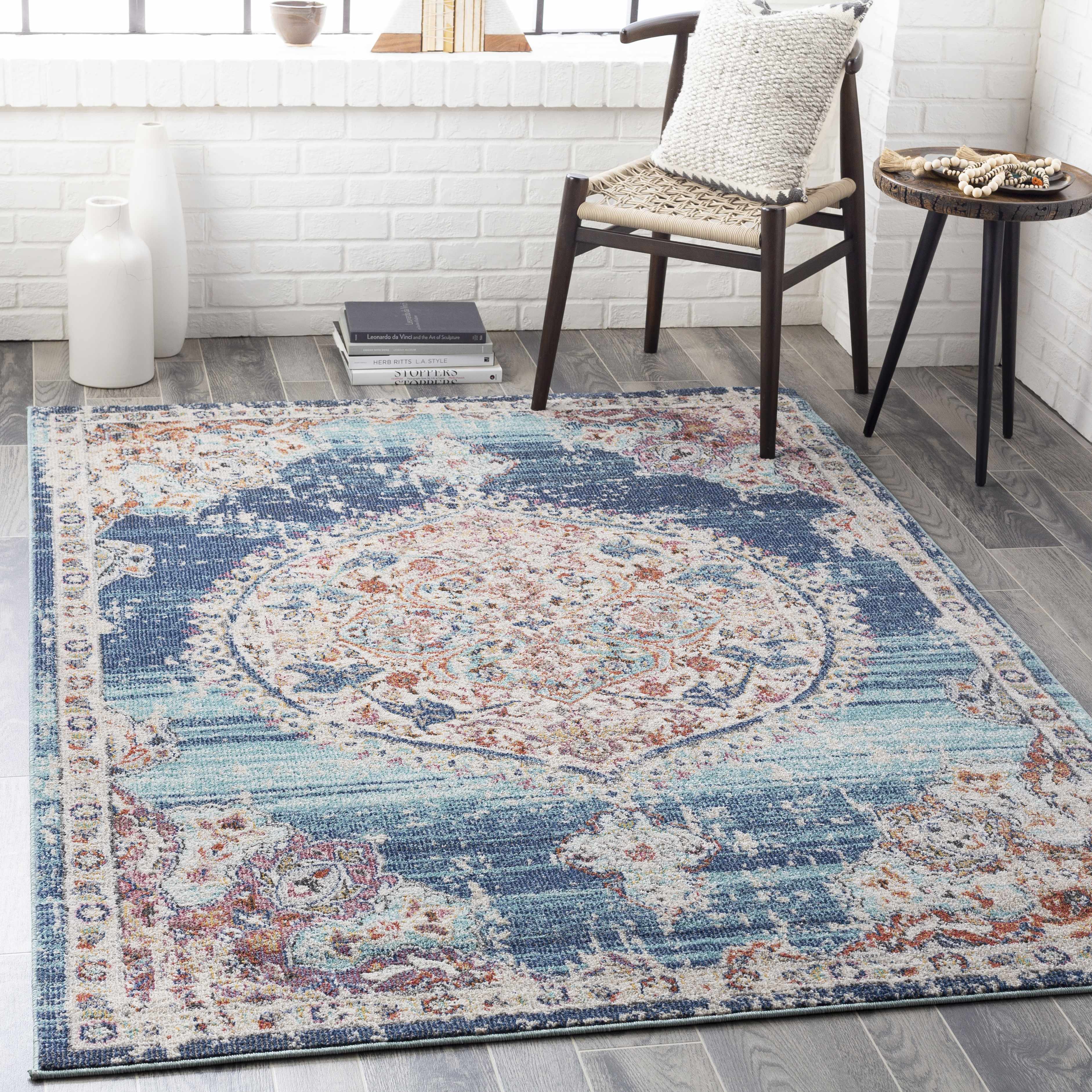 Crymych 7'10in x 10'6in Traditional Area Rug - Hauteloom