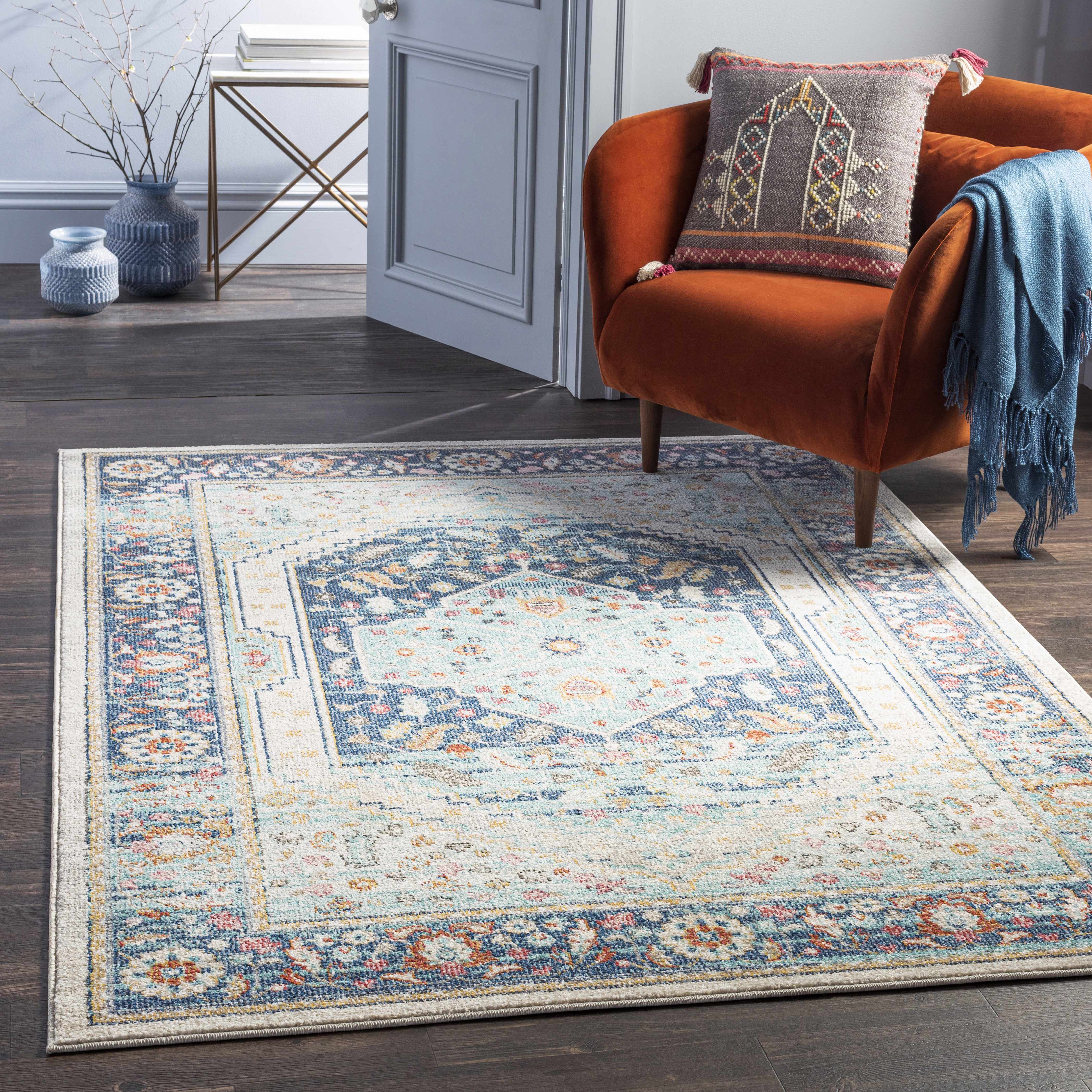 Knowle 7'10in x 10'6in Traditional Area Rug - Hauteloom