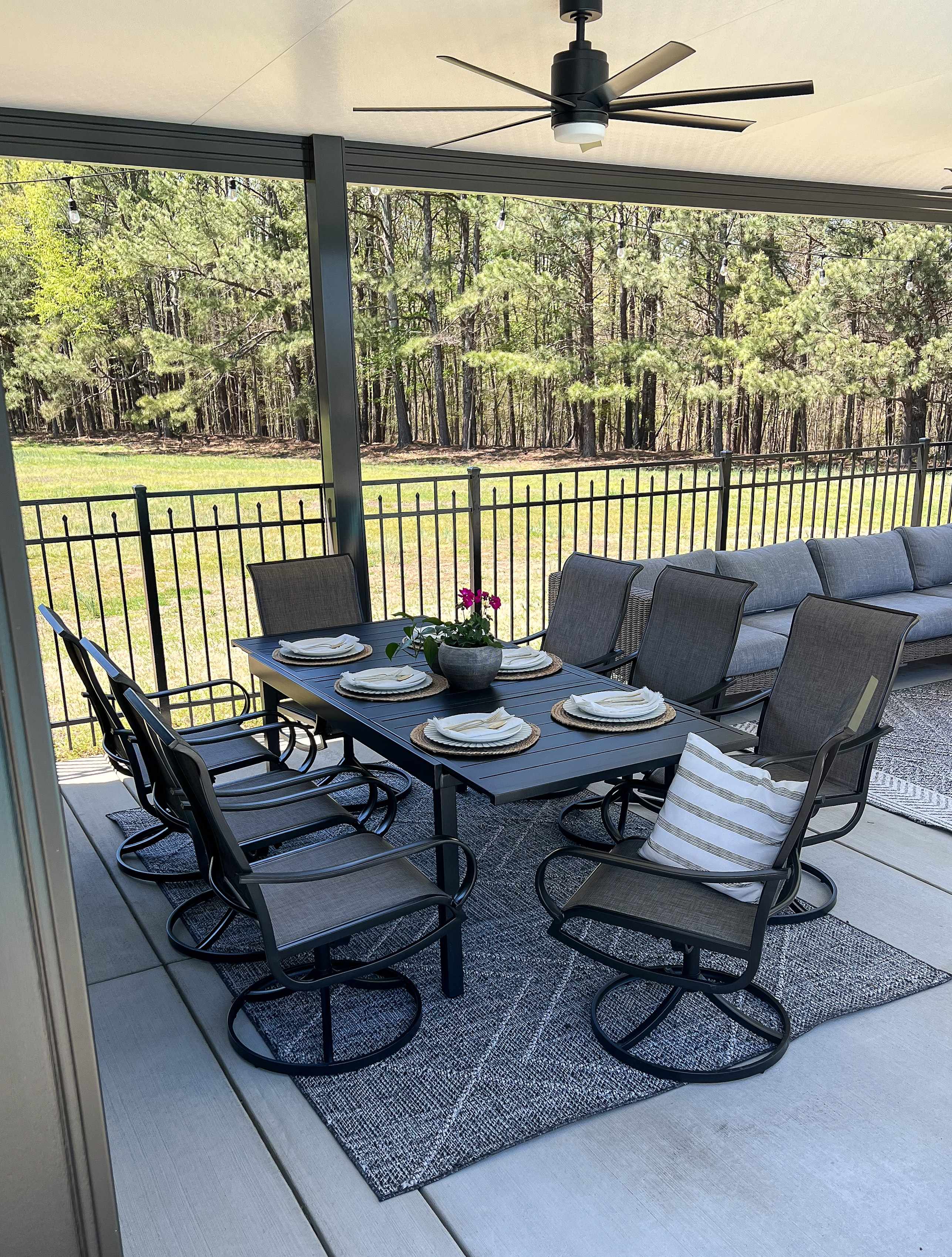 Atsuo 6'7in x 9' Outdoor Area Rug - Hauteloom