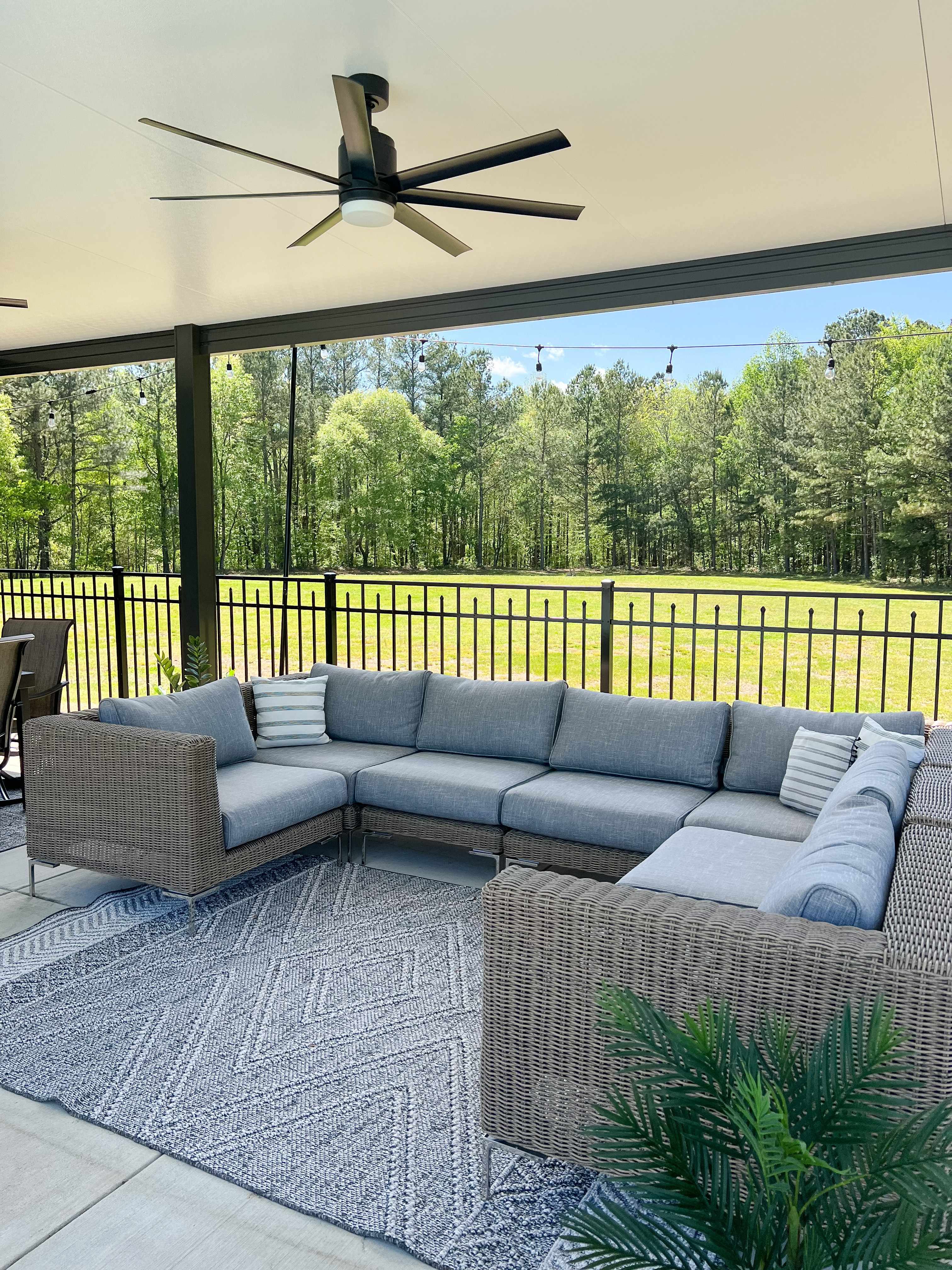 Areli 7'10in x 10' Outdoor Area Rug - Hauteloom