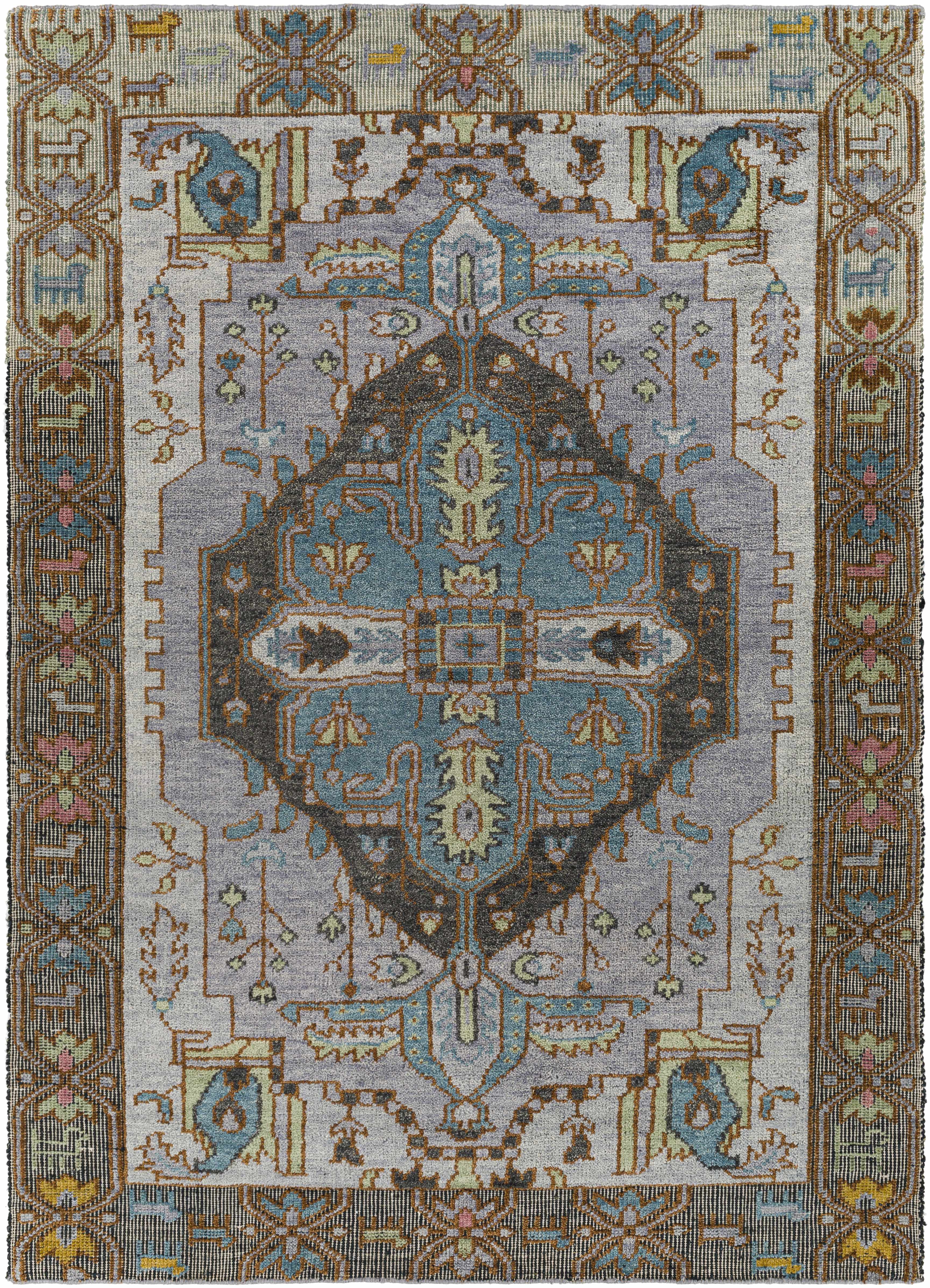 Wagner 6' x 9' Traditional Handknotted Updated Traditional Wool Area Rug - Hauteloom