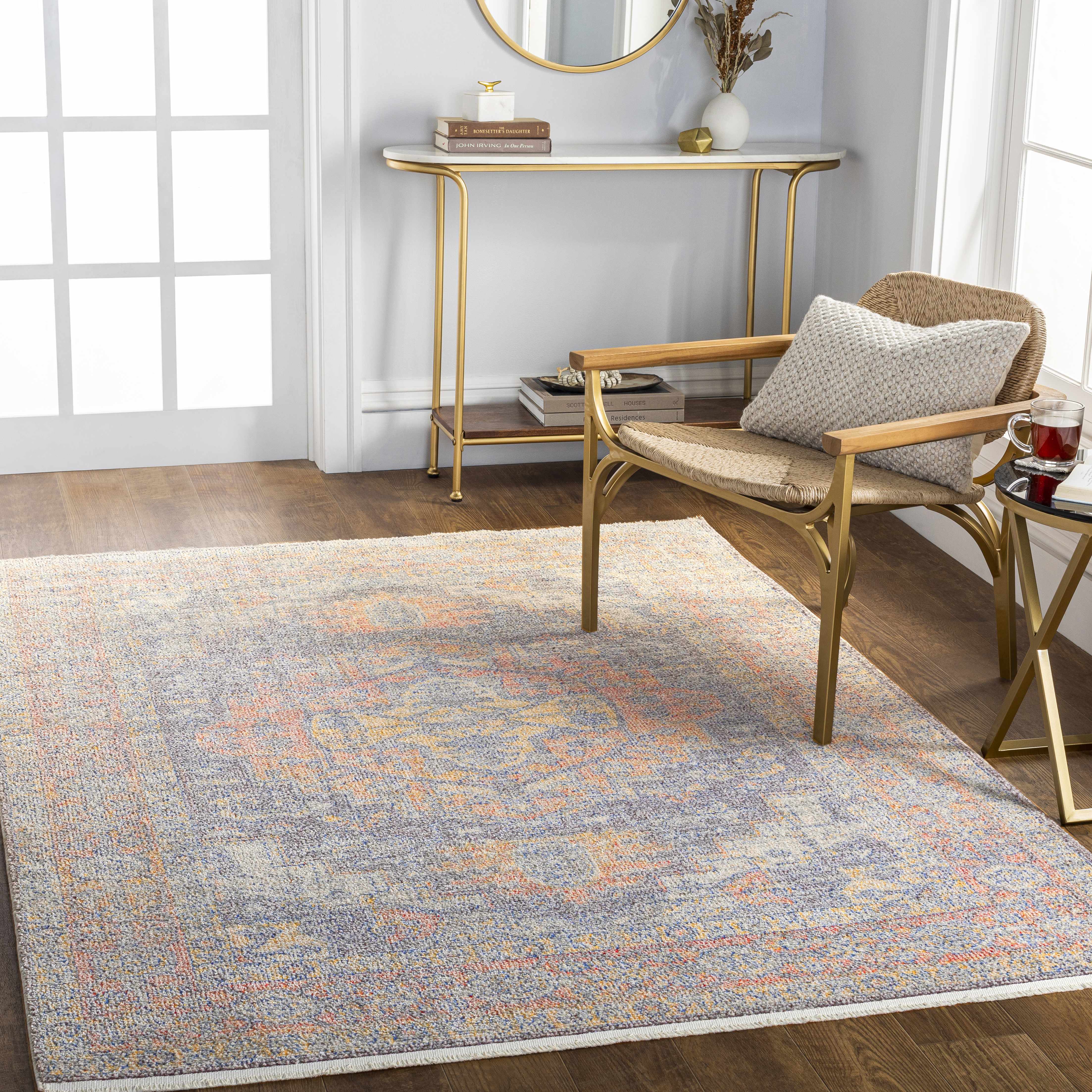 Choi 5'3in x 7' Updated Traditional Farmhouse Area Rug - Hauteloom