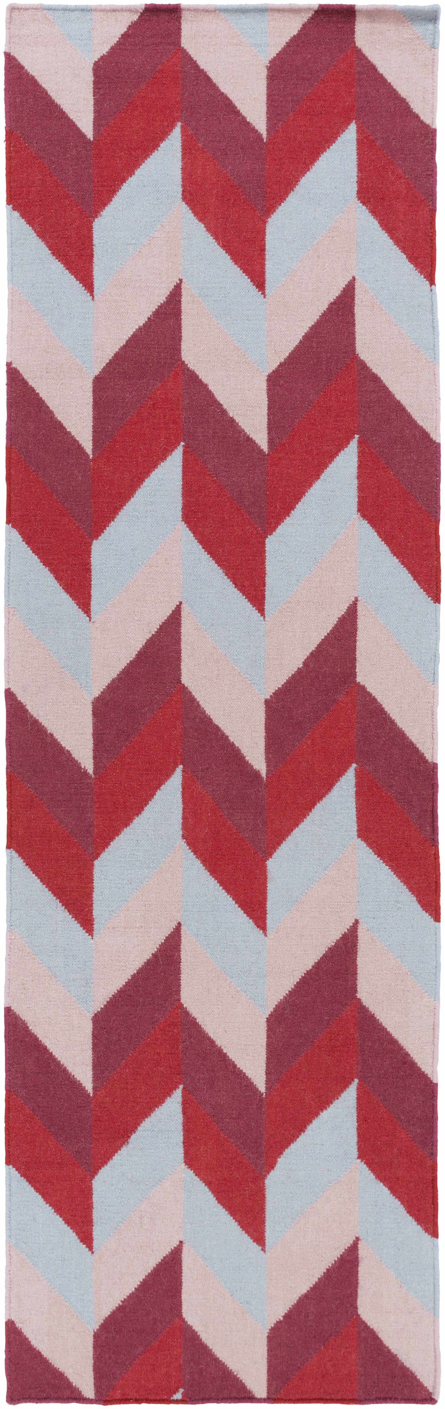Silsbee 2'6in x 8' Modern Modern Moroccan Wool Runner - Hauteloom