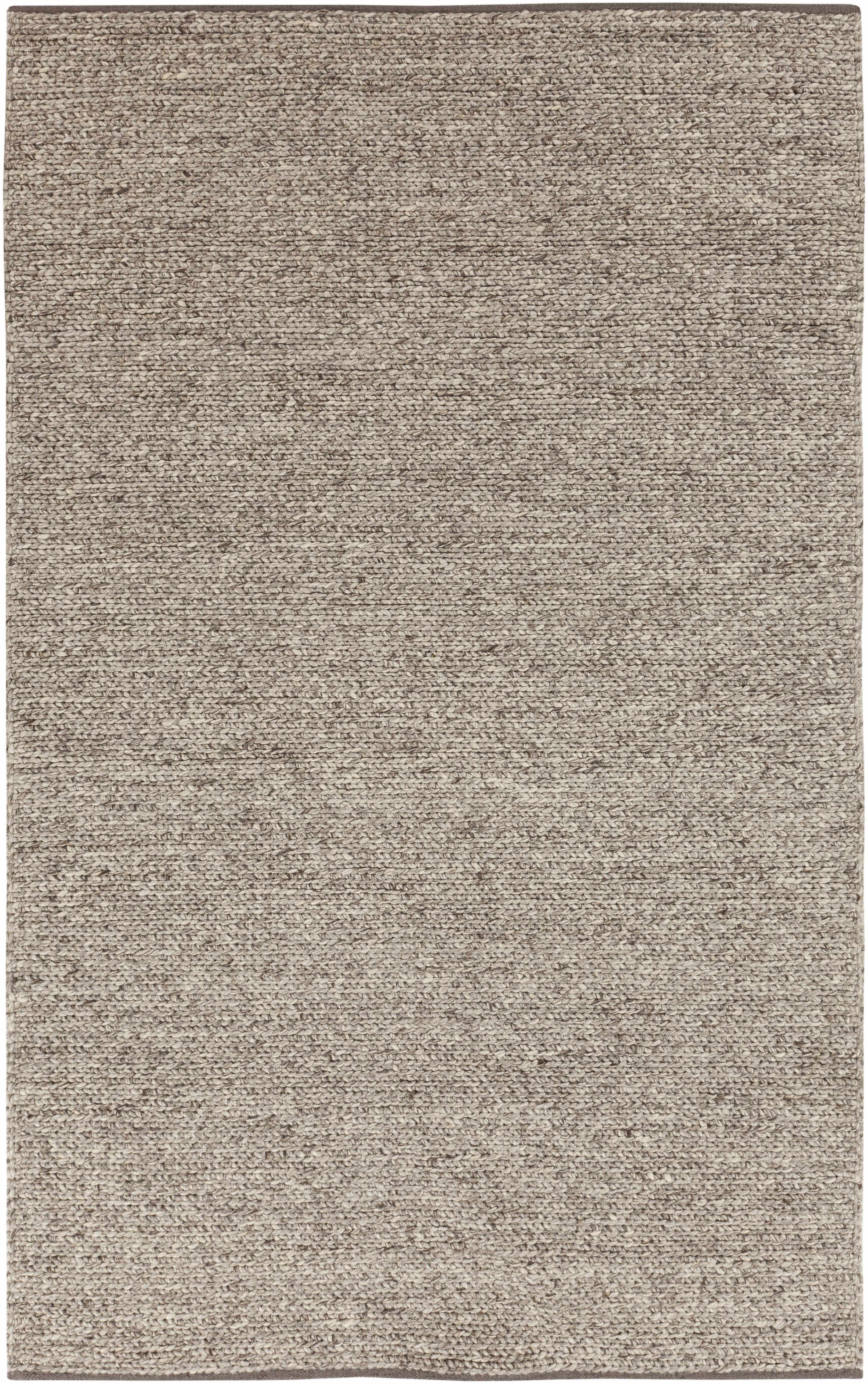 Warfordsburg 8' x 11' Texture Solid Wool Area Rug - Hauteloom
