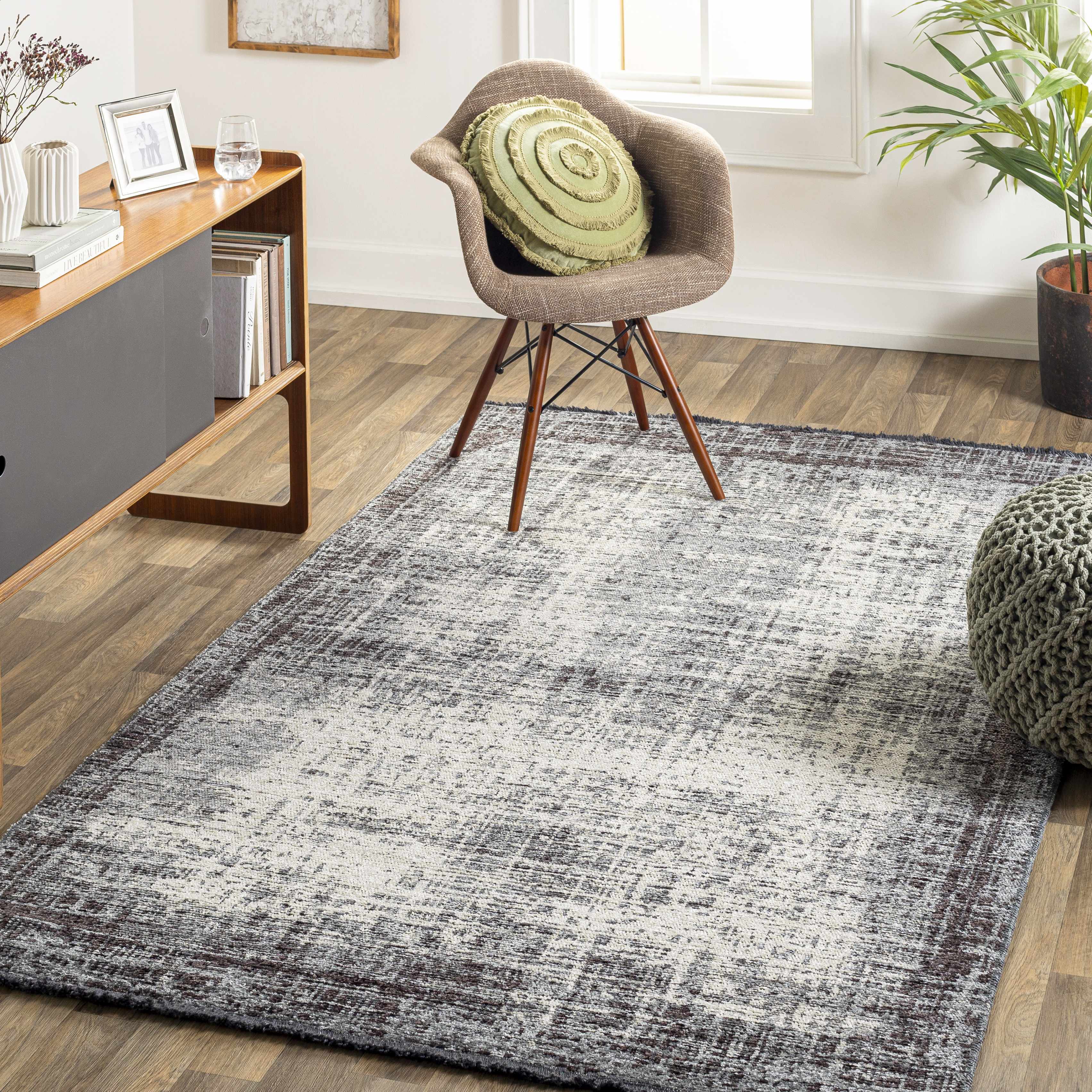 Appa 4'11in x 7' Modern Contemporary Bohemian Abstract Area Rug - Hauteloom