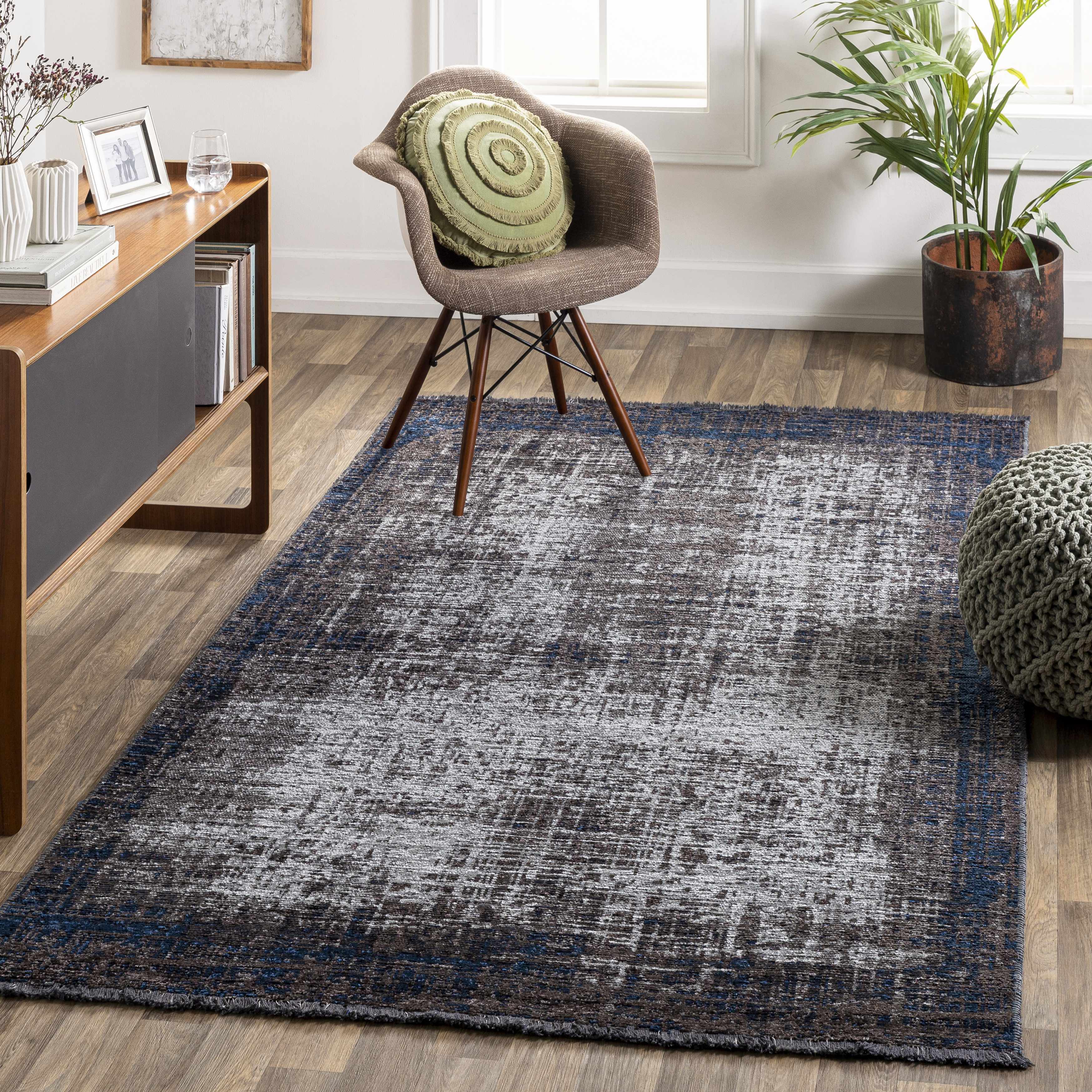 Trai 9'10in x 13' Modern Contemporary Bohemian Abstract Area Rug - Hauteloom
