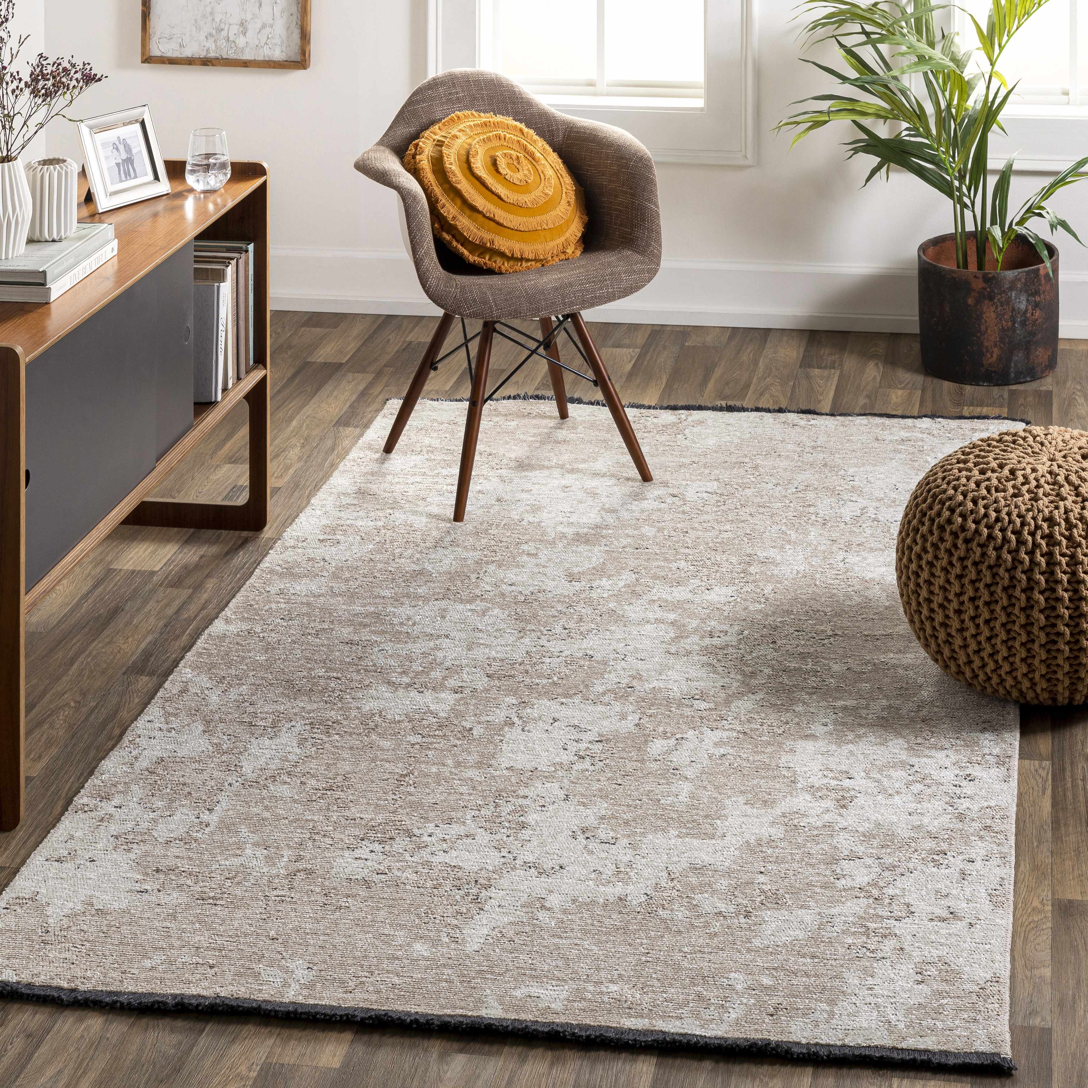 Miku 4'11in x 7' Modern Contemporary Bohemian Abstract Area Rug - Hauteloom