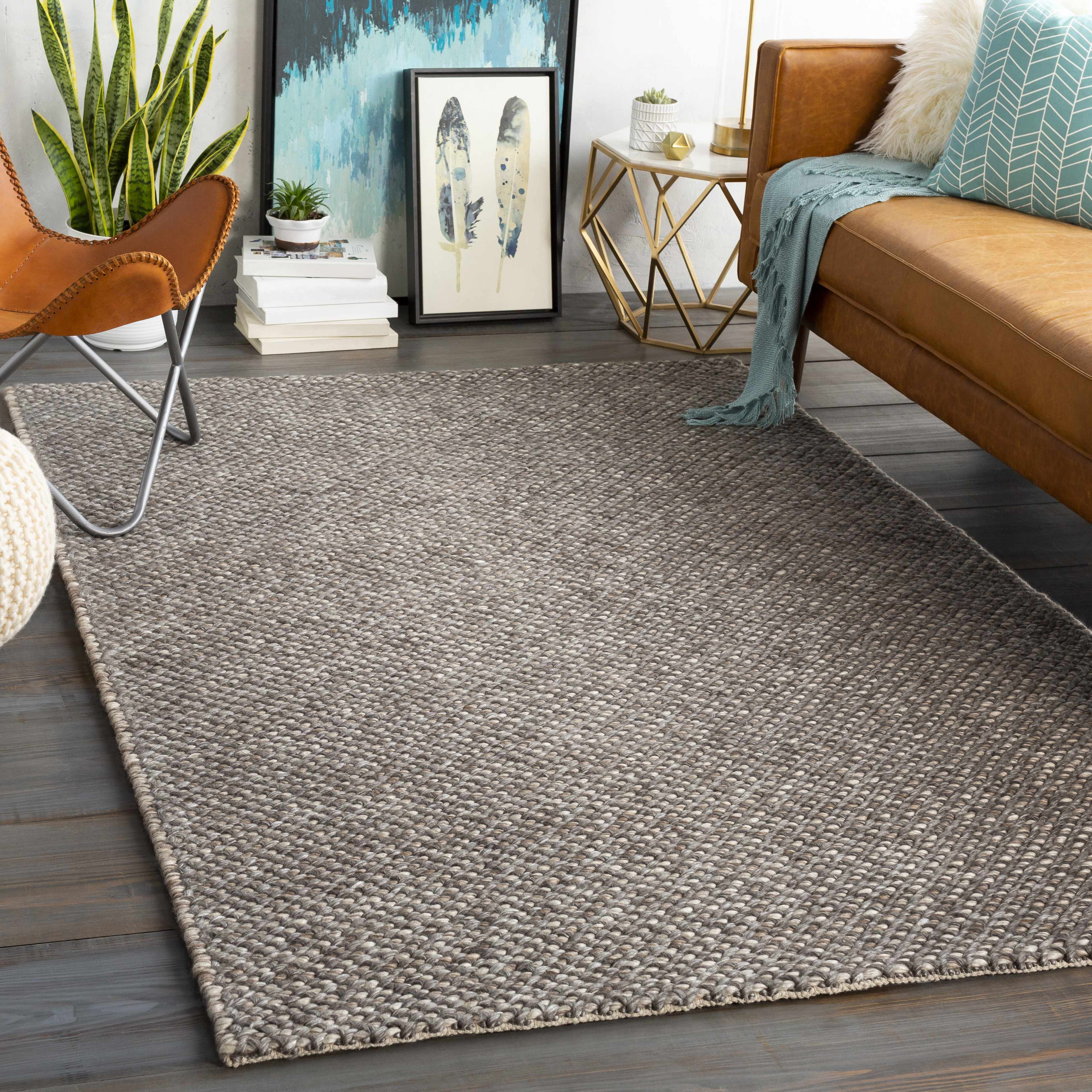 Friend 8' x 10' Texture Handmade Farmhouse Trellis Area Rug - Hauteloom