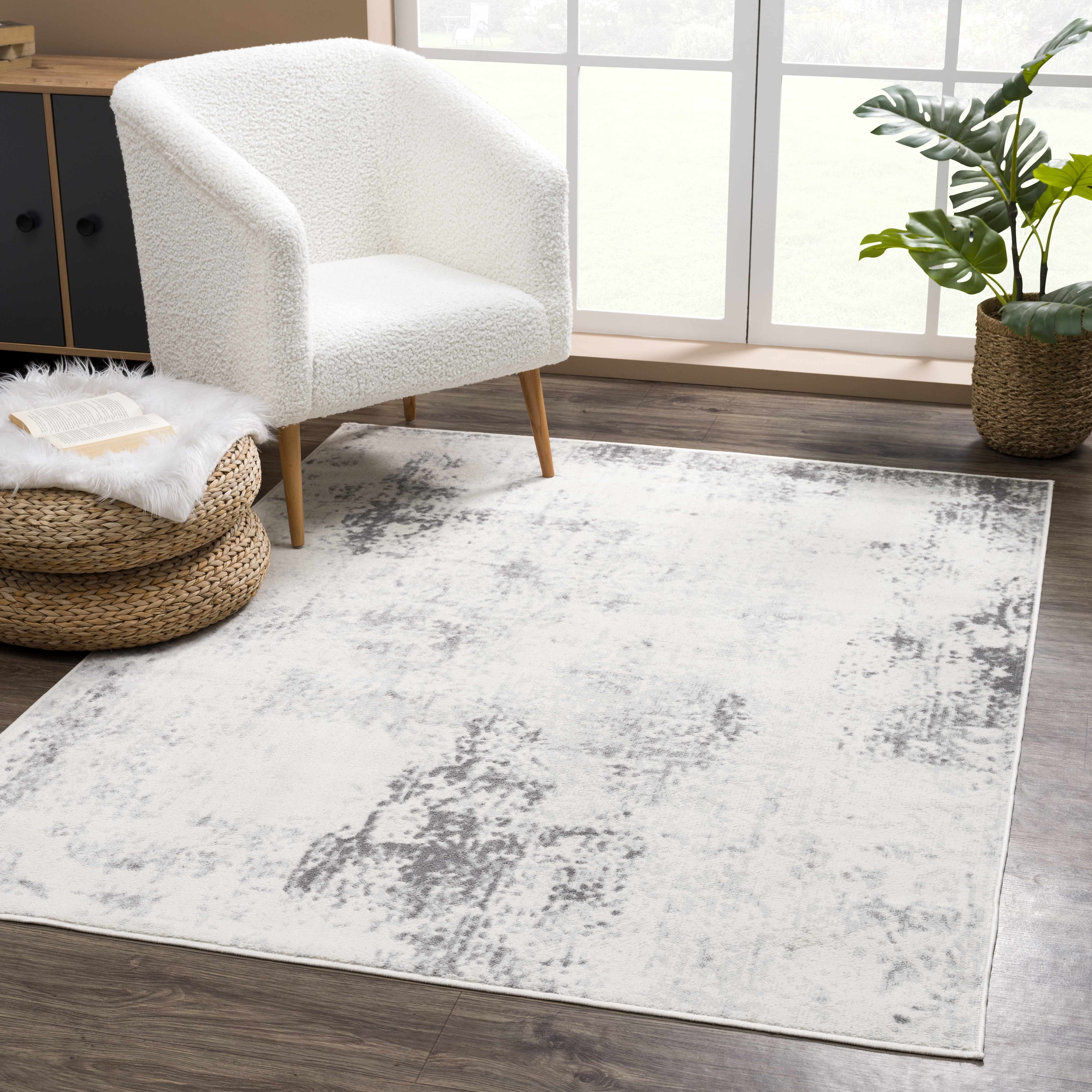 Tigris TGS-2321 6'7in x 9' Modern Area Rug - Hauteloom