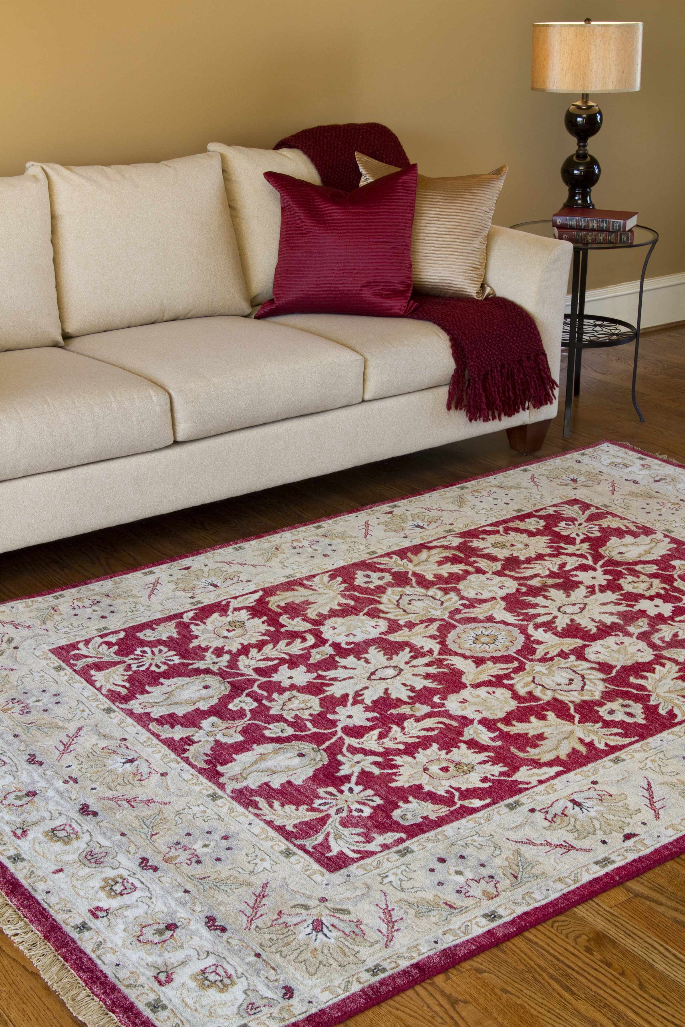Bouse 5'6in x 8'6in Classic Handmade Traditional Persian NZ Wool Area Rug - Hauteloom