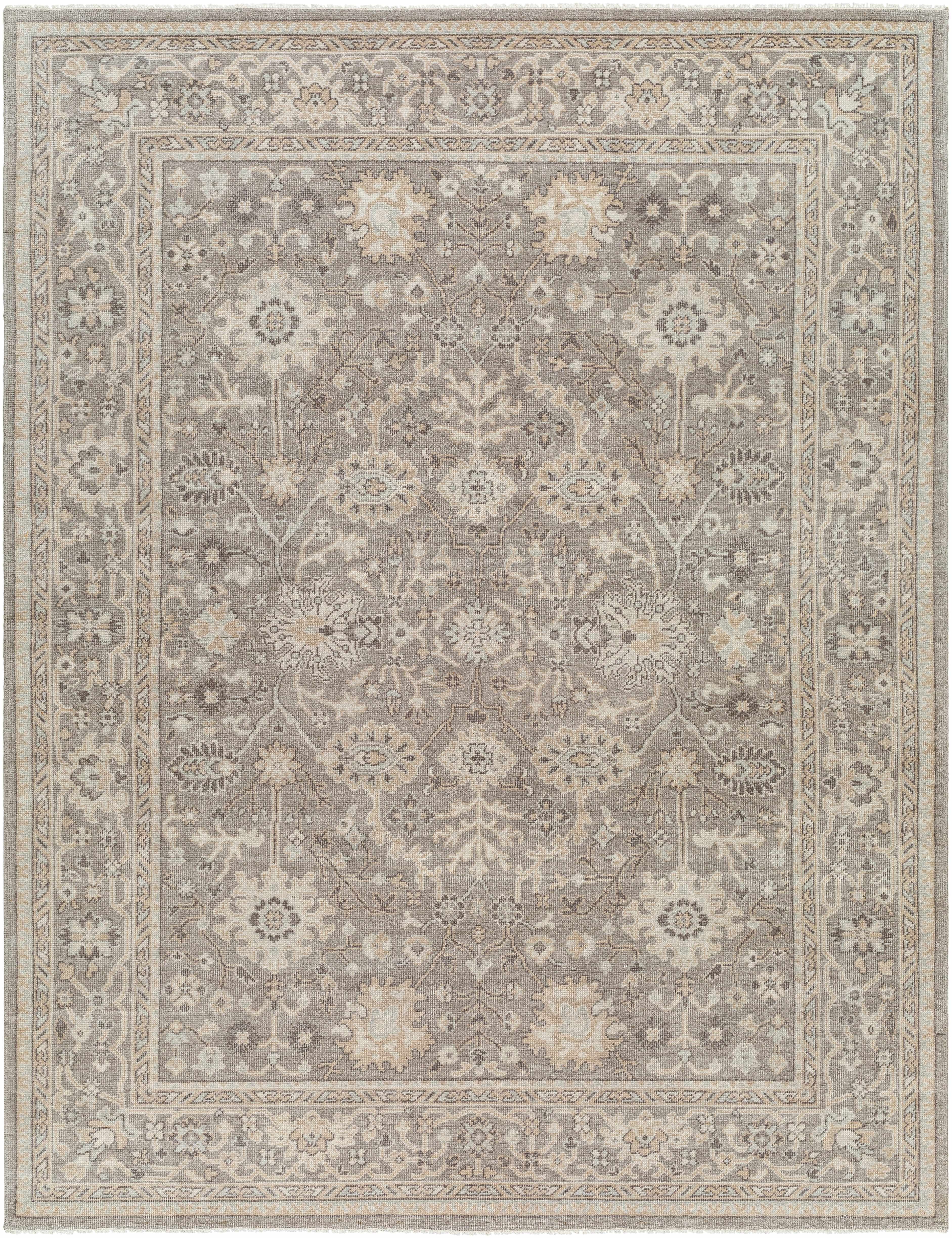 Kiyo 8' x 10' Traditional Wool Area Rug - Hauteloom