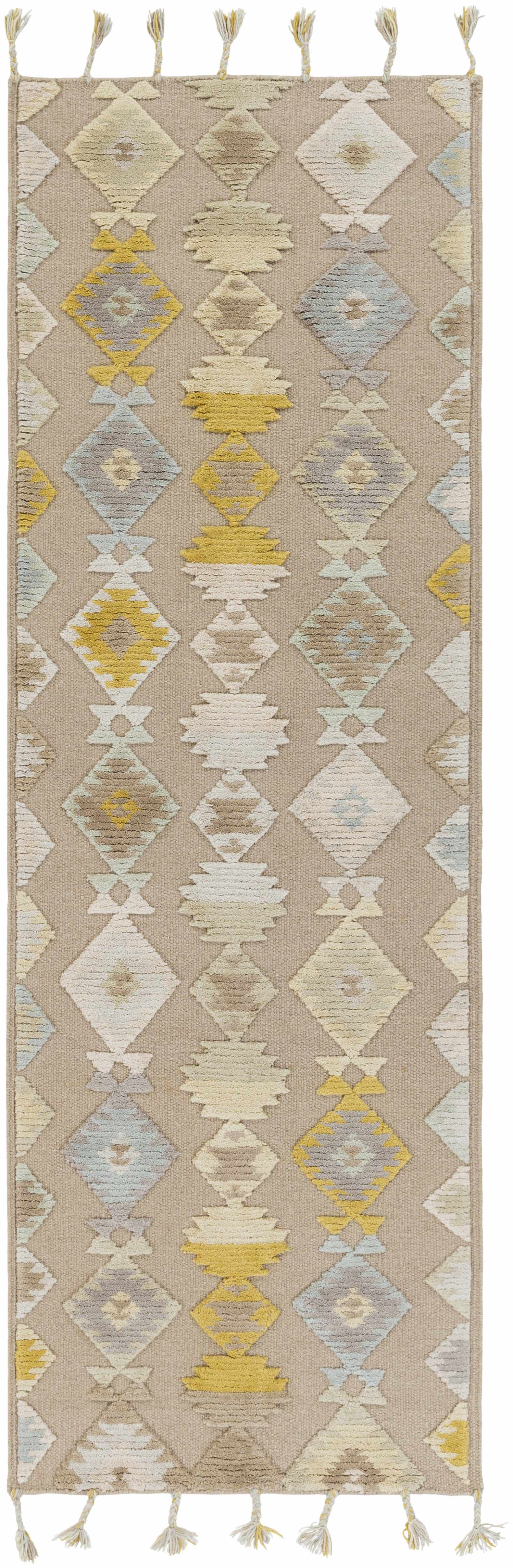 Rippon 2'6in x 8' Bohemian/ Southwestern Kilim Wool Runner - Hauteloom
