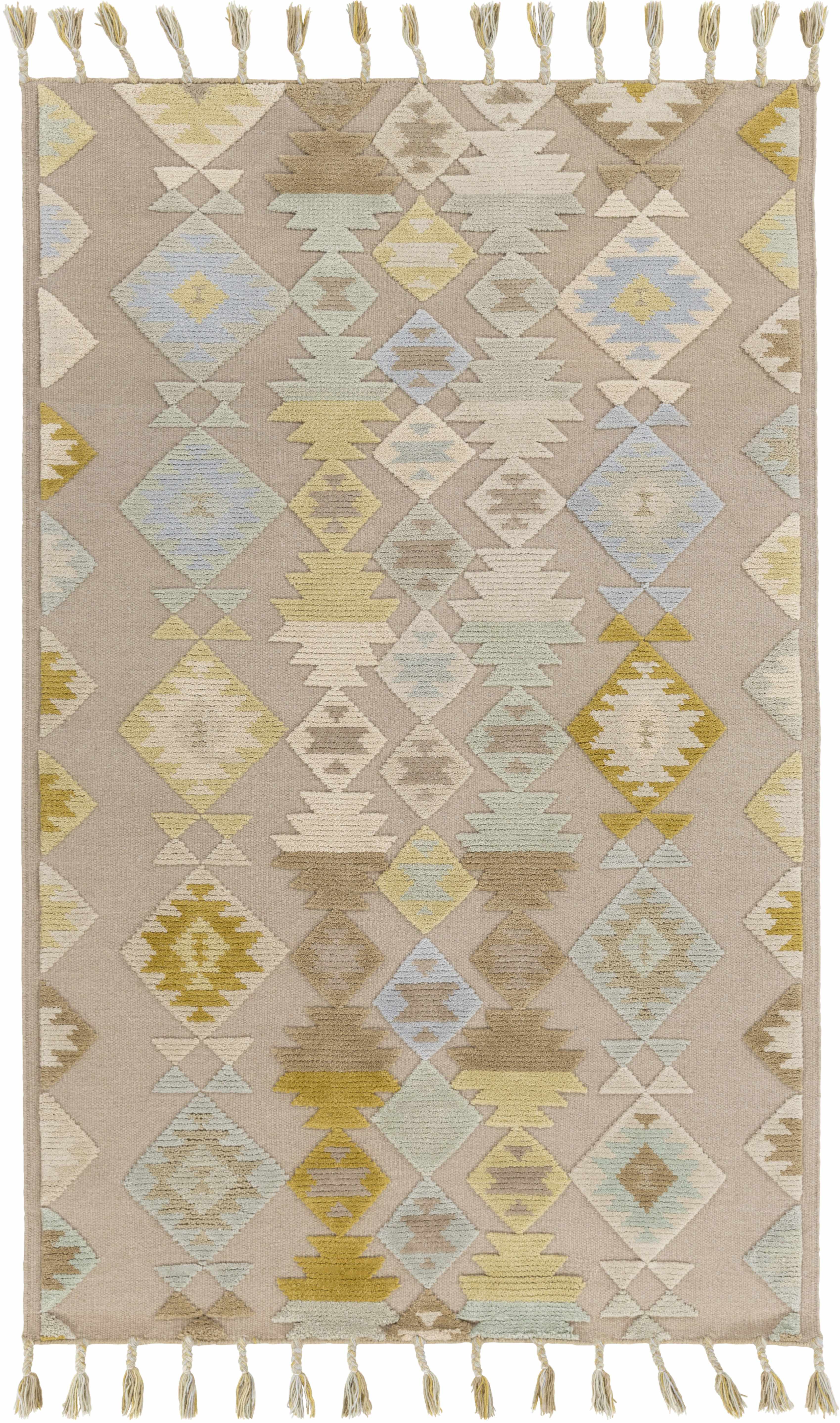 Rippon 2' x 3' Bohemian/ Southwestern Kilim Wool Area Rug - Hauteloom