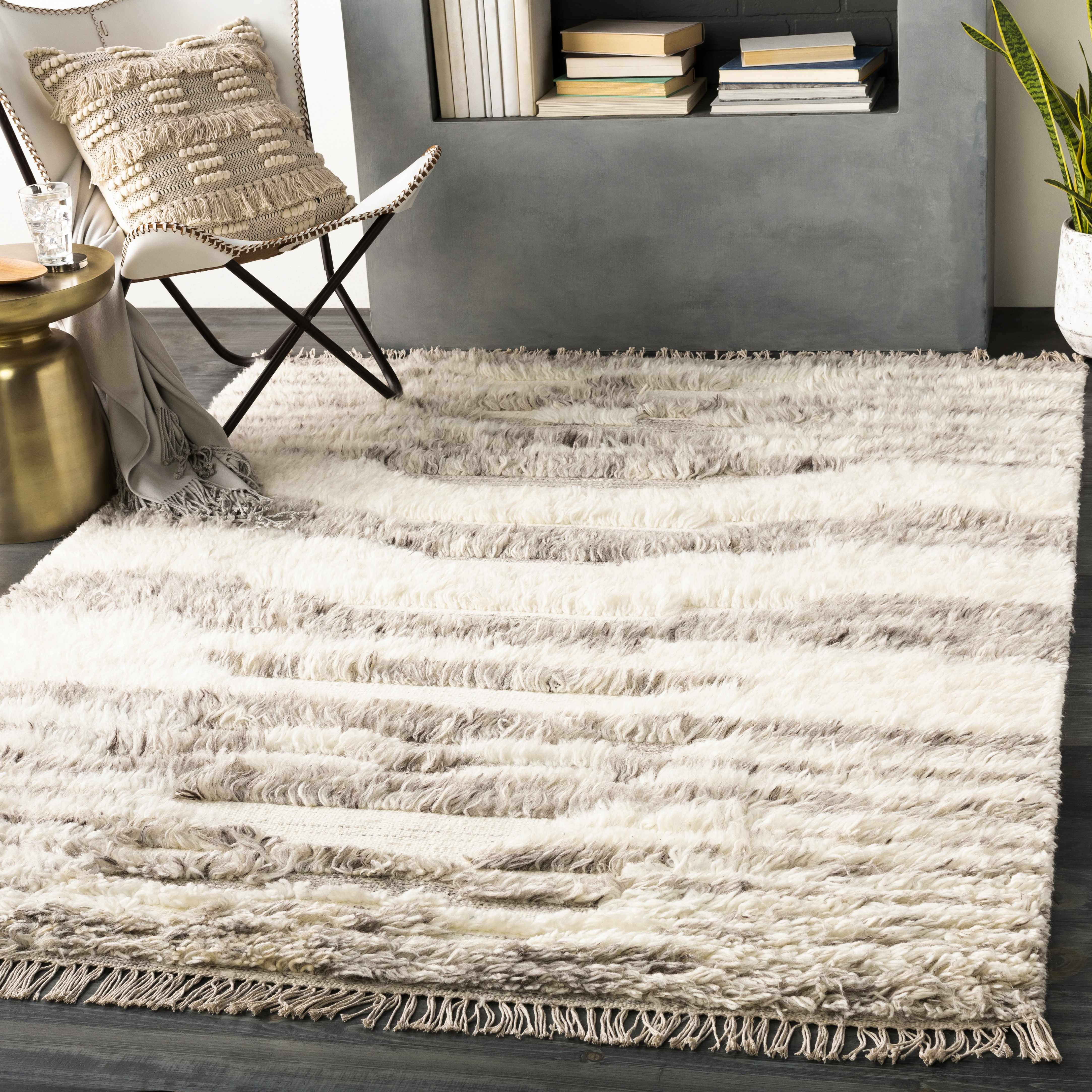 Kingsthorpe 5' x 7'6in Cottage NZ Wool Area Rug - Hauteloom