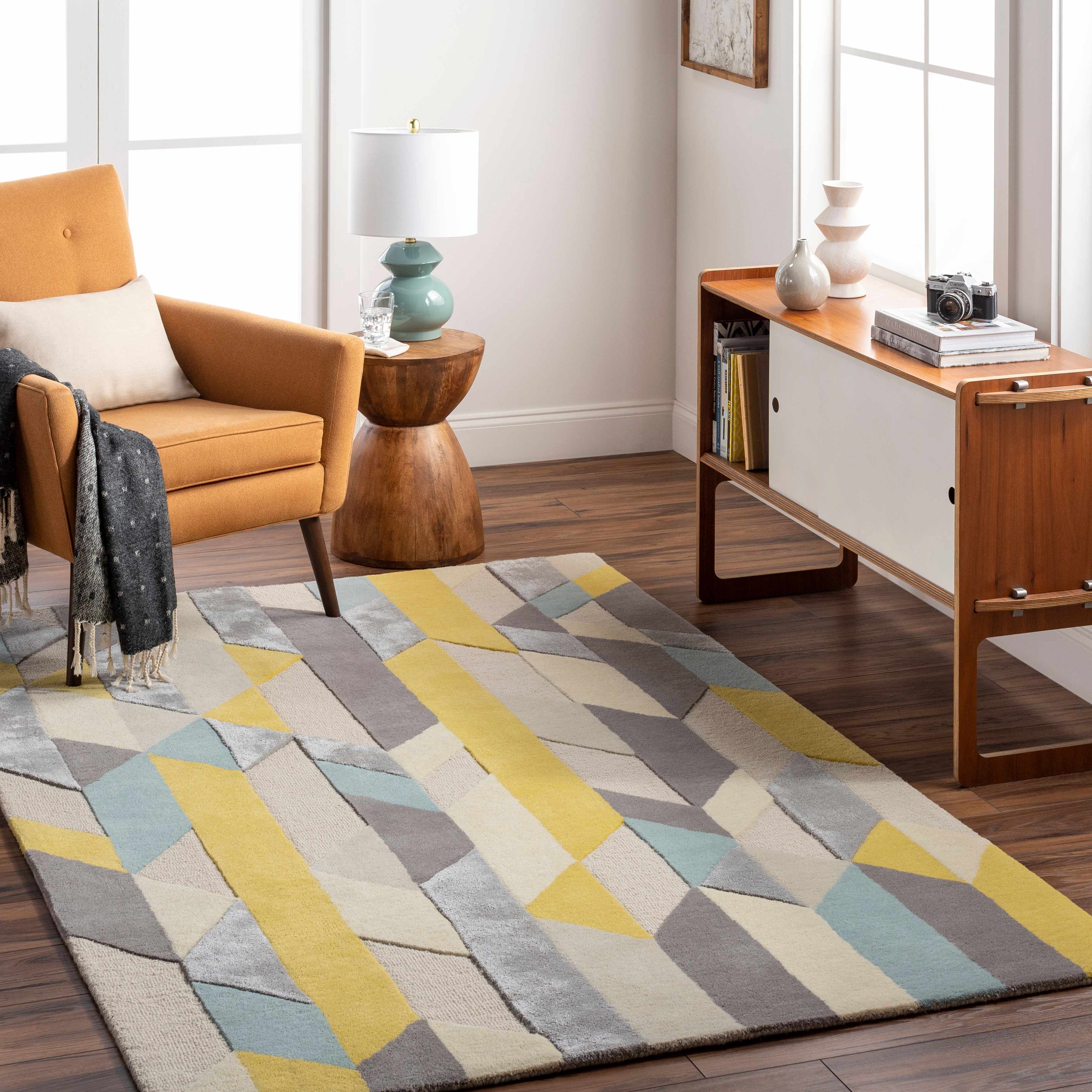 Zoie 5' x 7'6in Wool Area Rug - Hauteloom