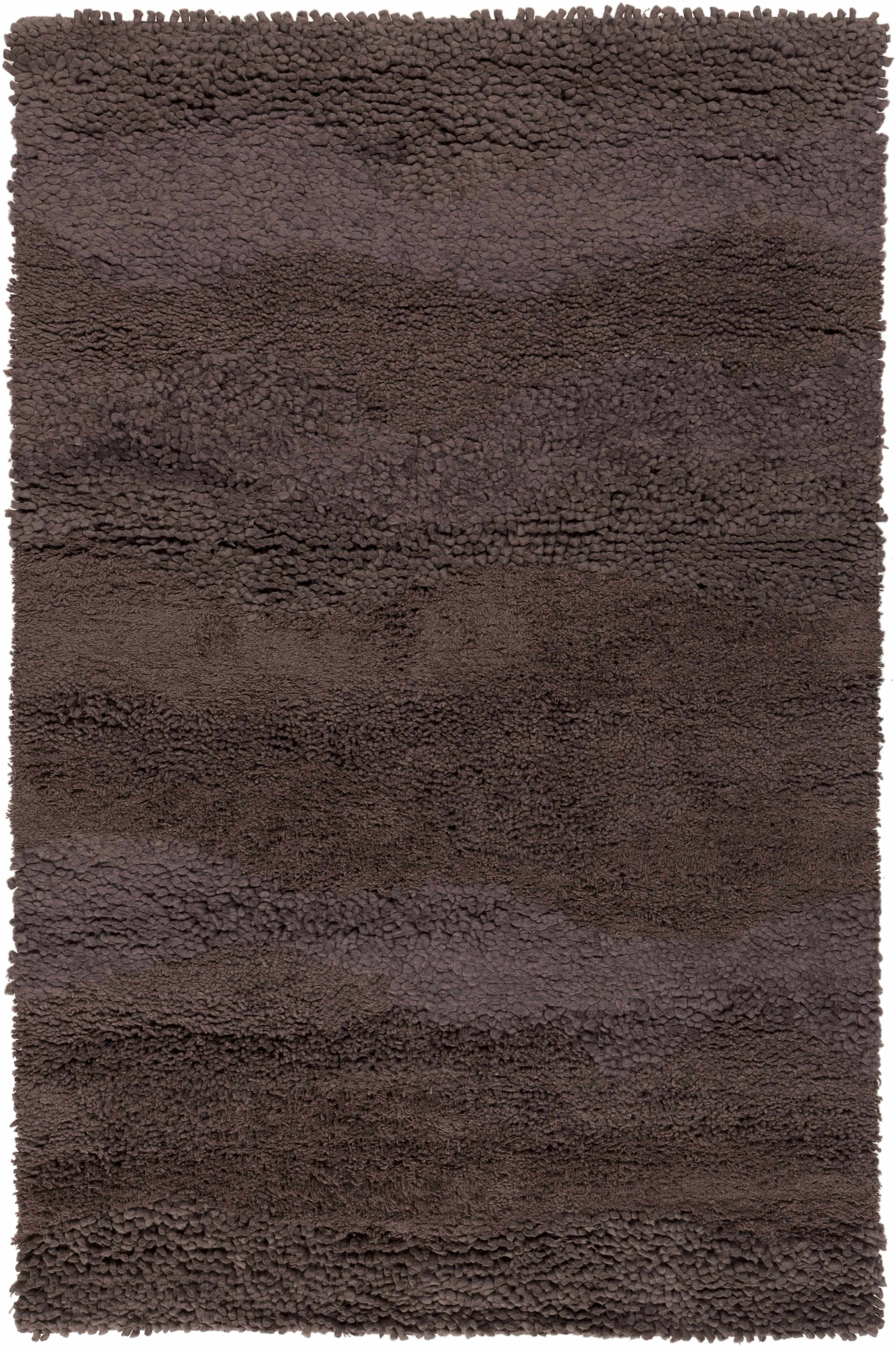 Garrisonville 8' x 11' Shag Shag Plush Solid Wool Area Rug - Hauteloom