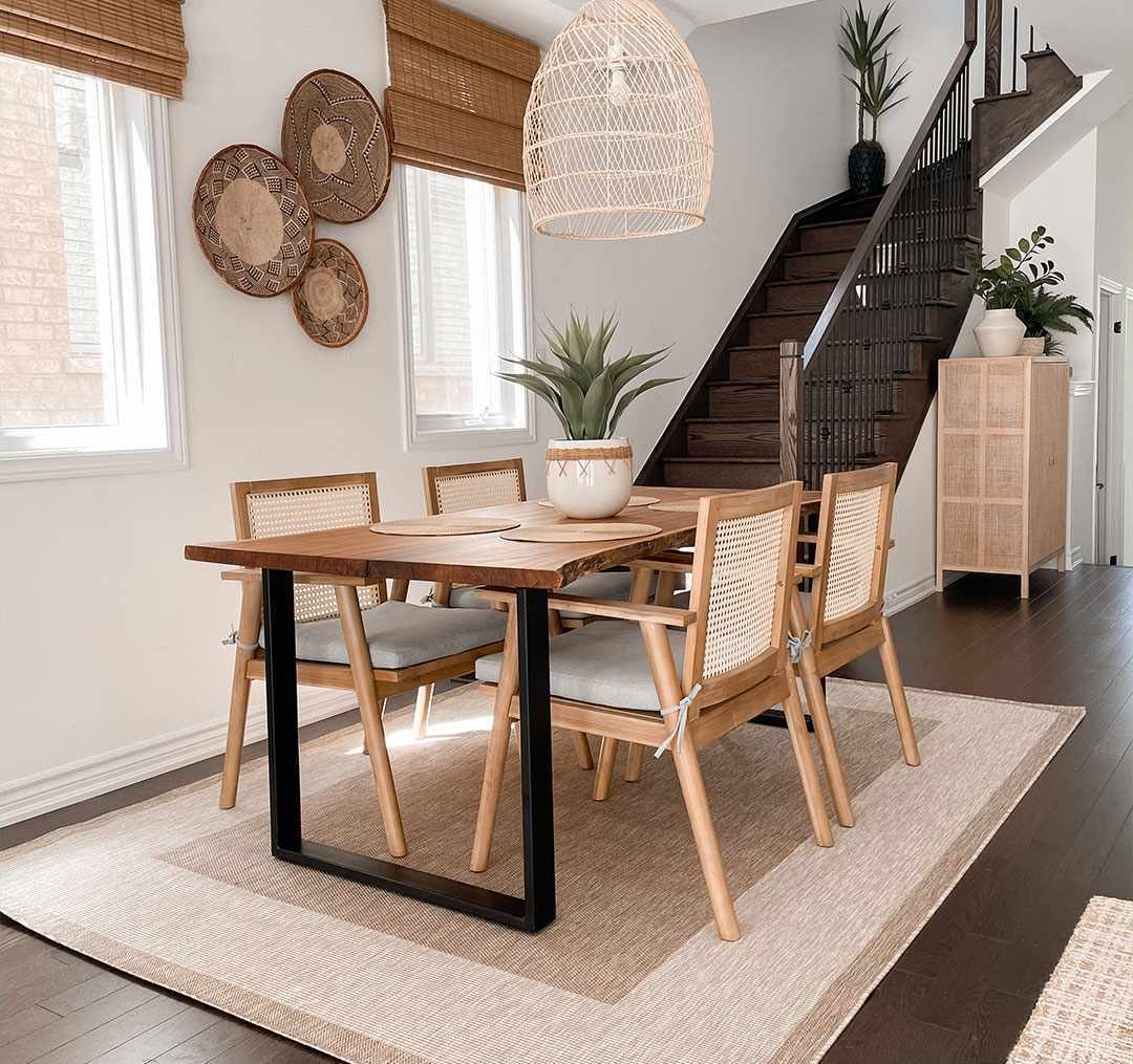 Shel 9'2in x 12' Cottage Outdoor Solid Outdoor Area Rug - Hauteloom