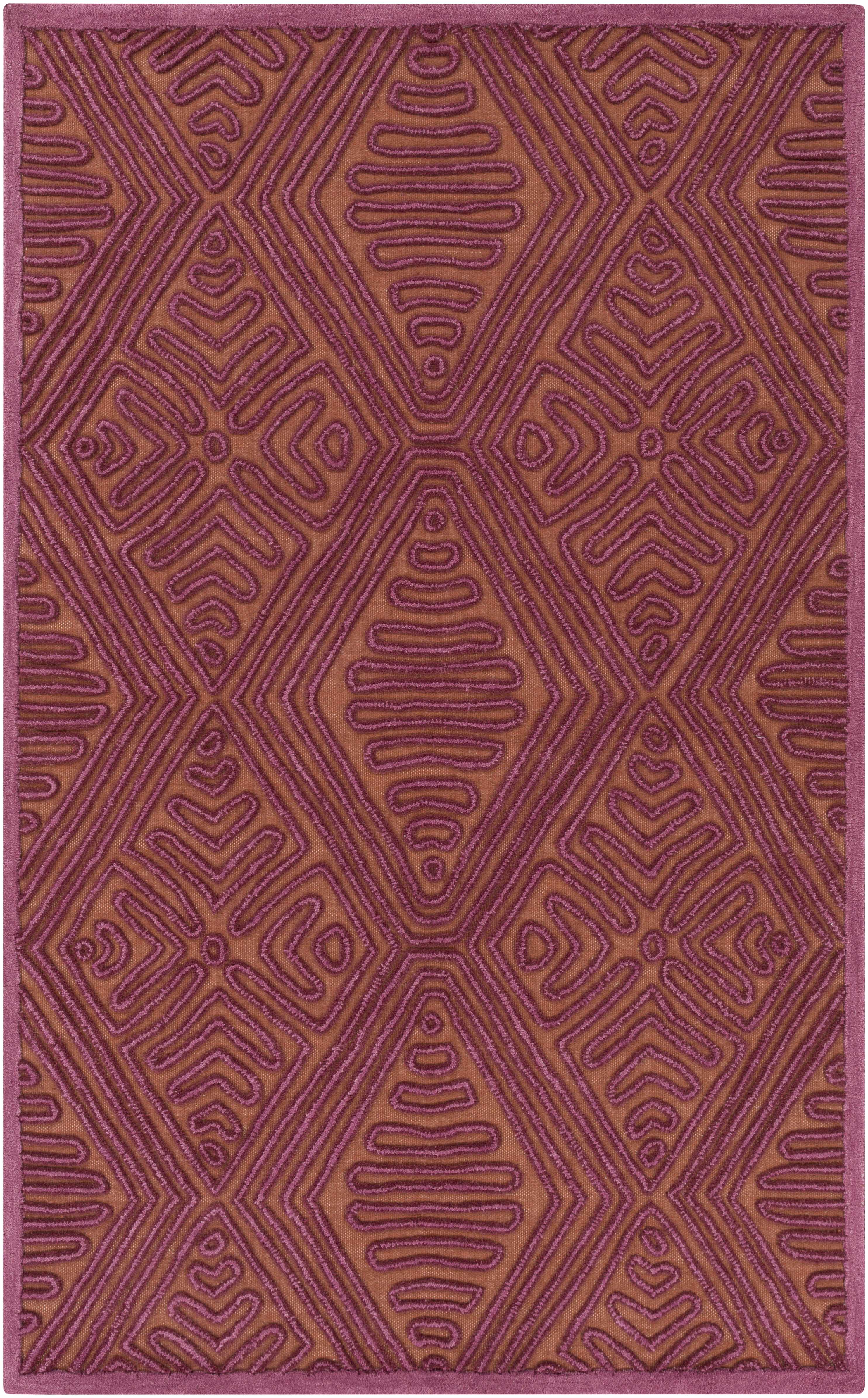 Mylo 5' x 7'6in Modern Contemporary Wool Area Rug - Hauteloom