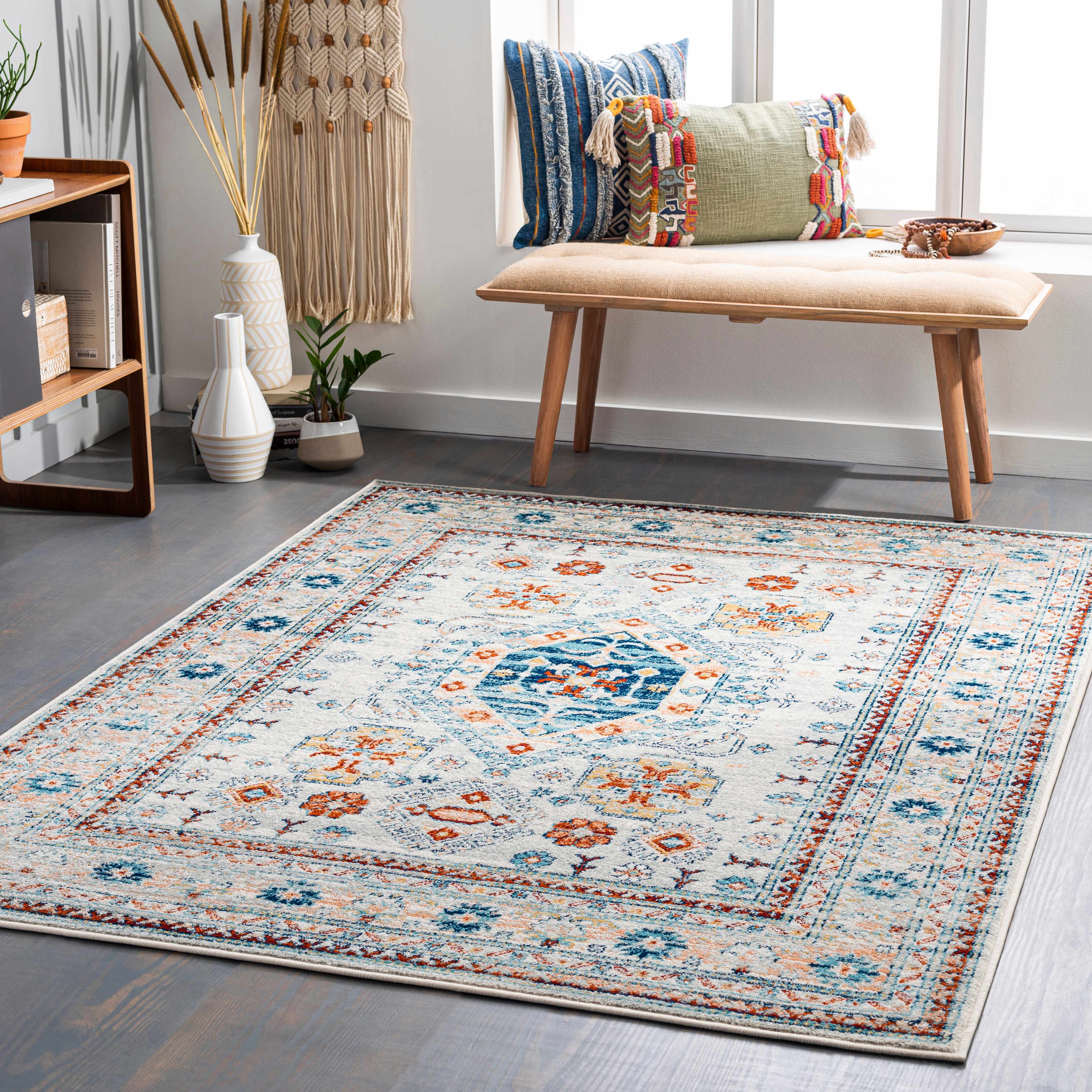 Tamiami 5'3in x 7' Updated Traditional Farmhouse Area Rug - Hauteloom