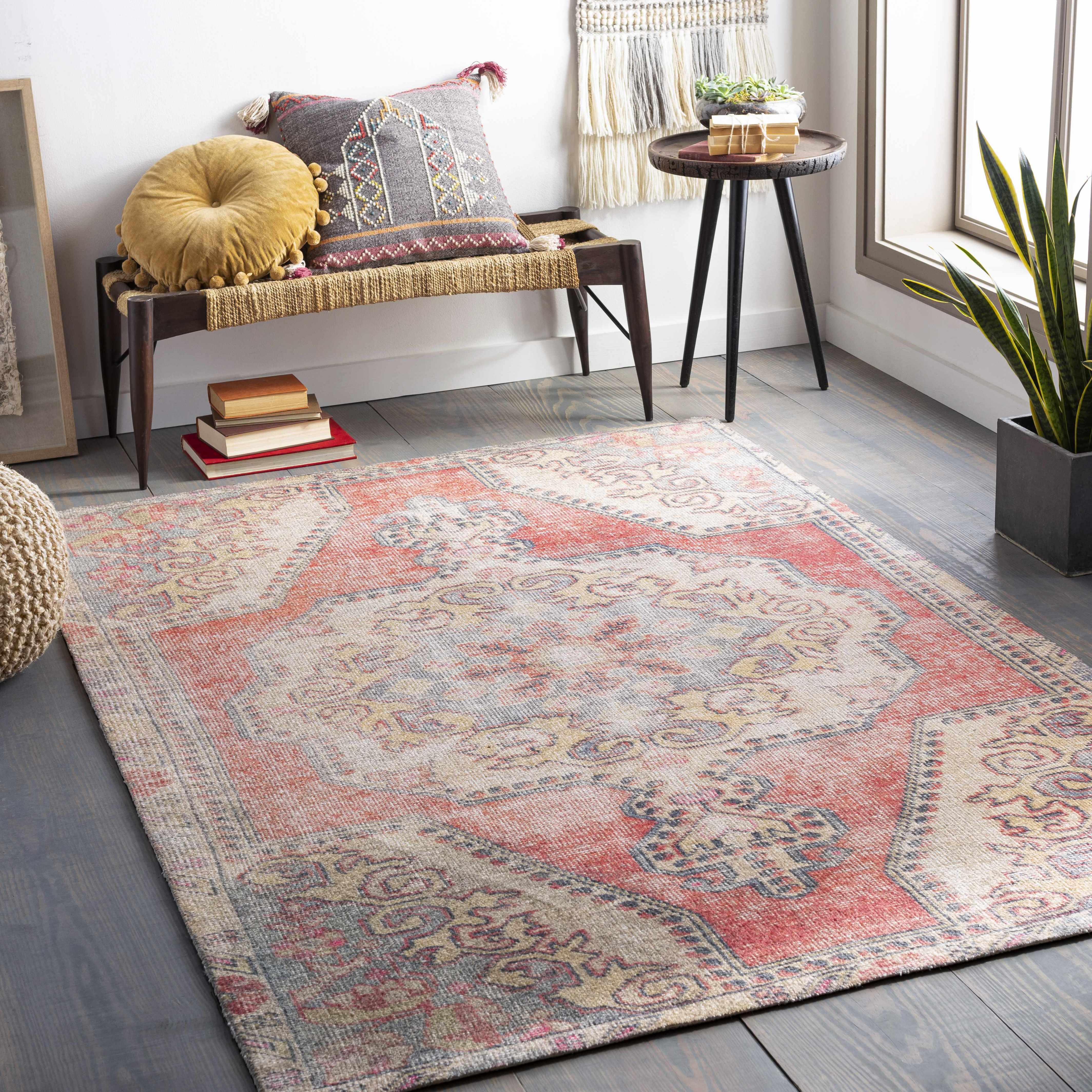 Pentagon 8'6in x 11'6in Traditional Area Rug - Hauteloom