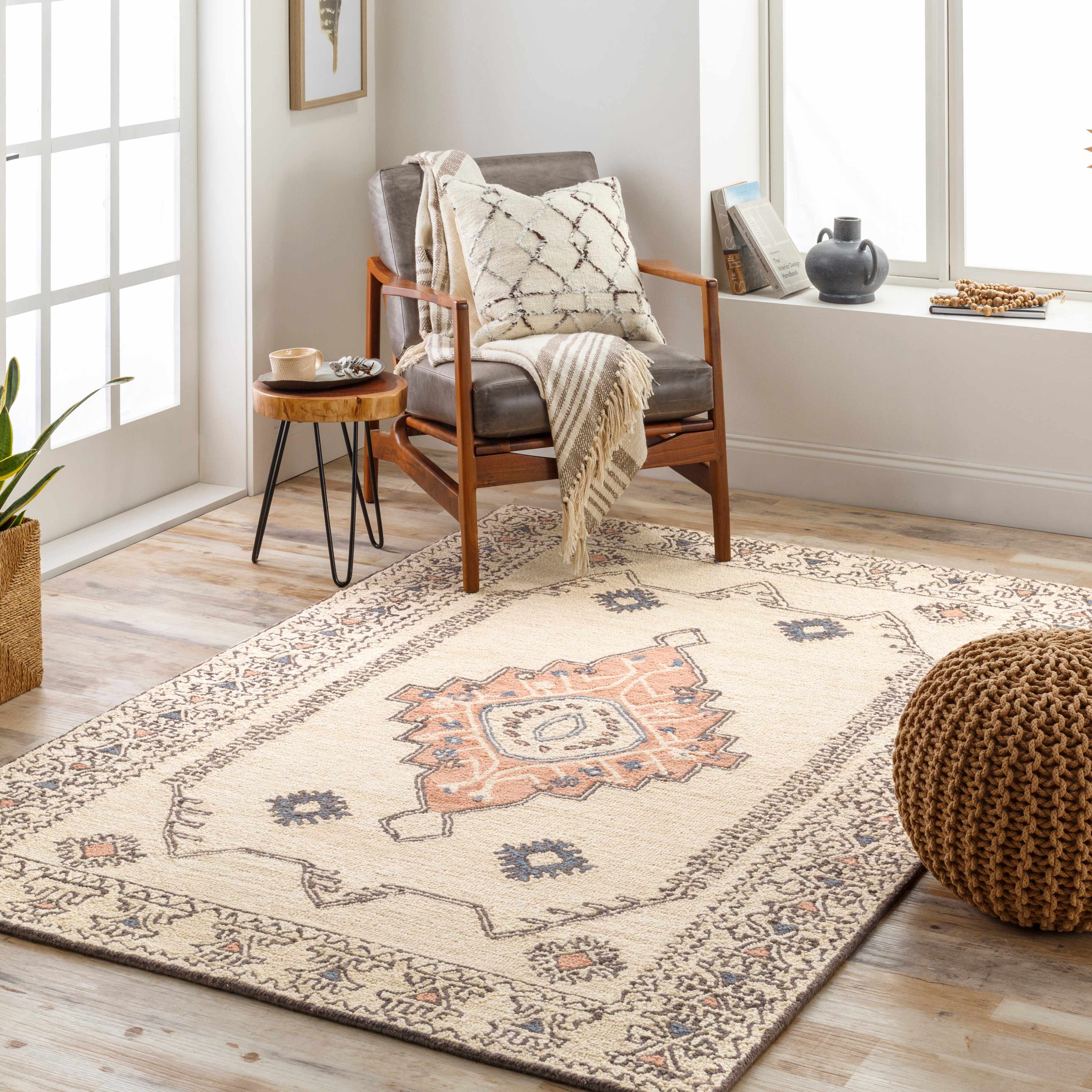 Laketon 8' x 10' Traditional Wool Area Rug - Hauteloom