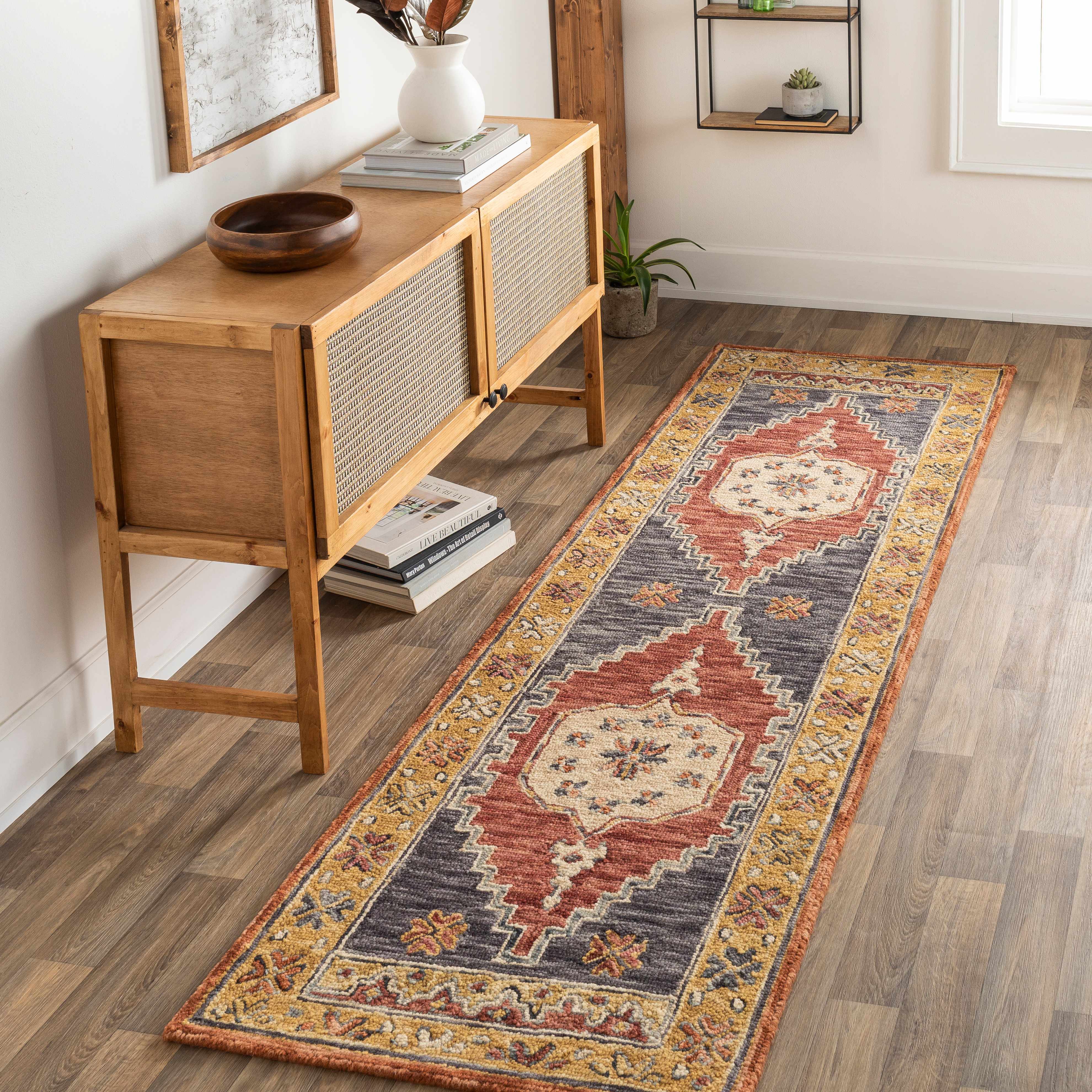 Maramag 5' x 7'6in Traditional Updated Traditional Farmhouse Wool Area Rug - Hauteloom