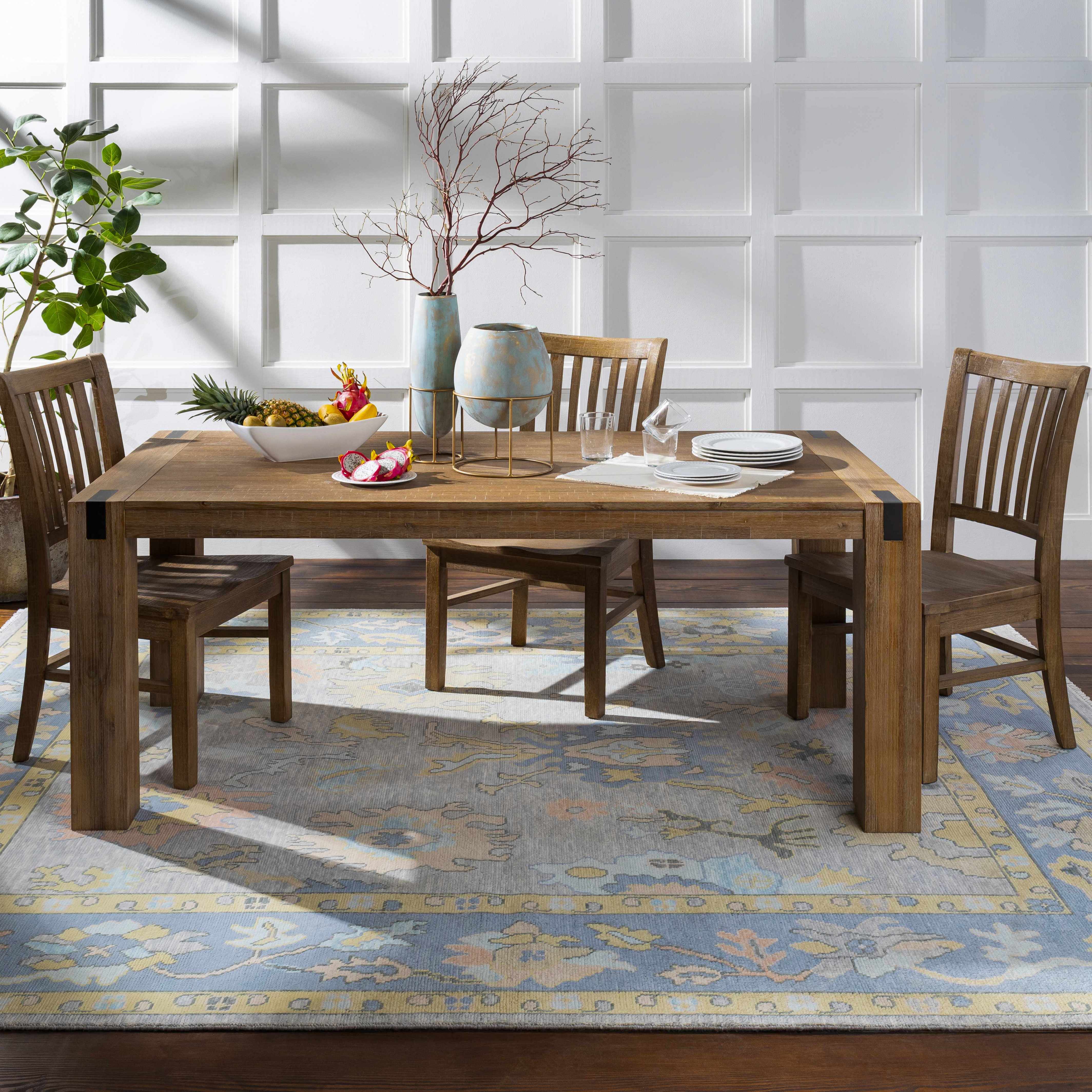 Greenwith 6' x 9' Traditional Wool Area Rug - Hauteloom