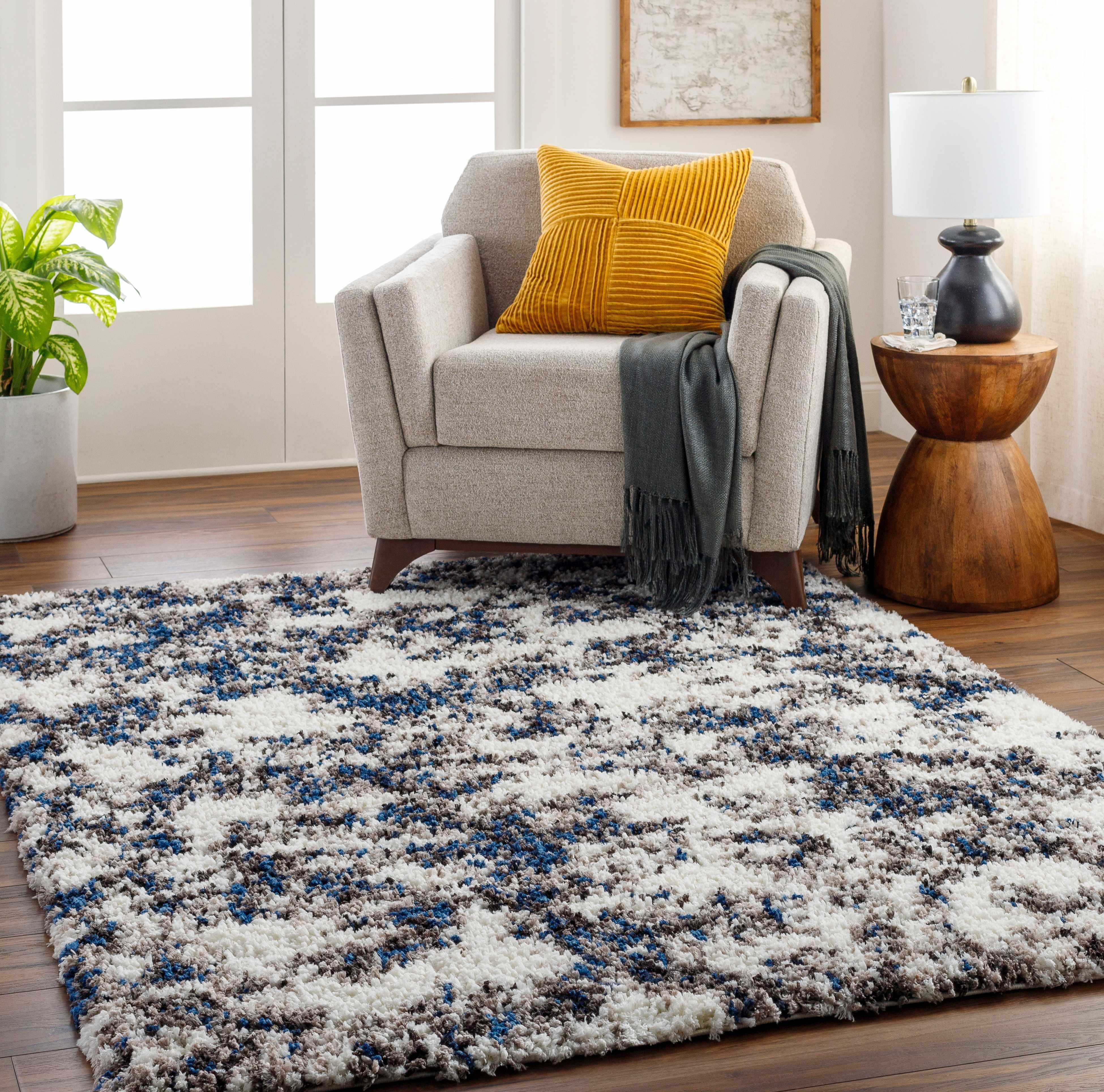 Ahanu 5'3in x 7' Area Rug - Hauteloom