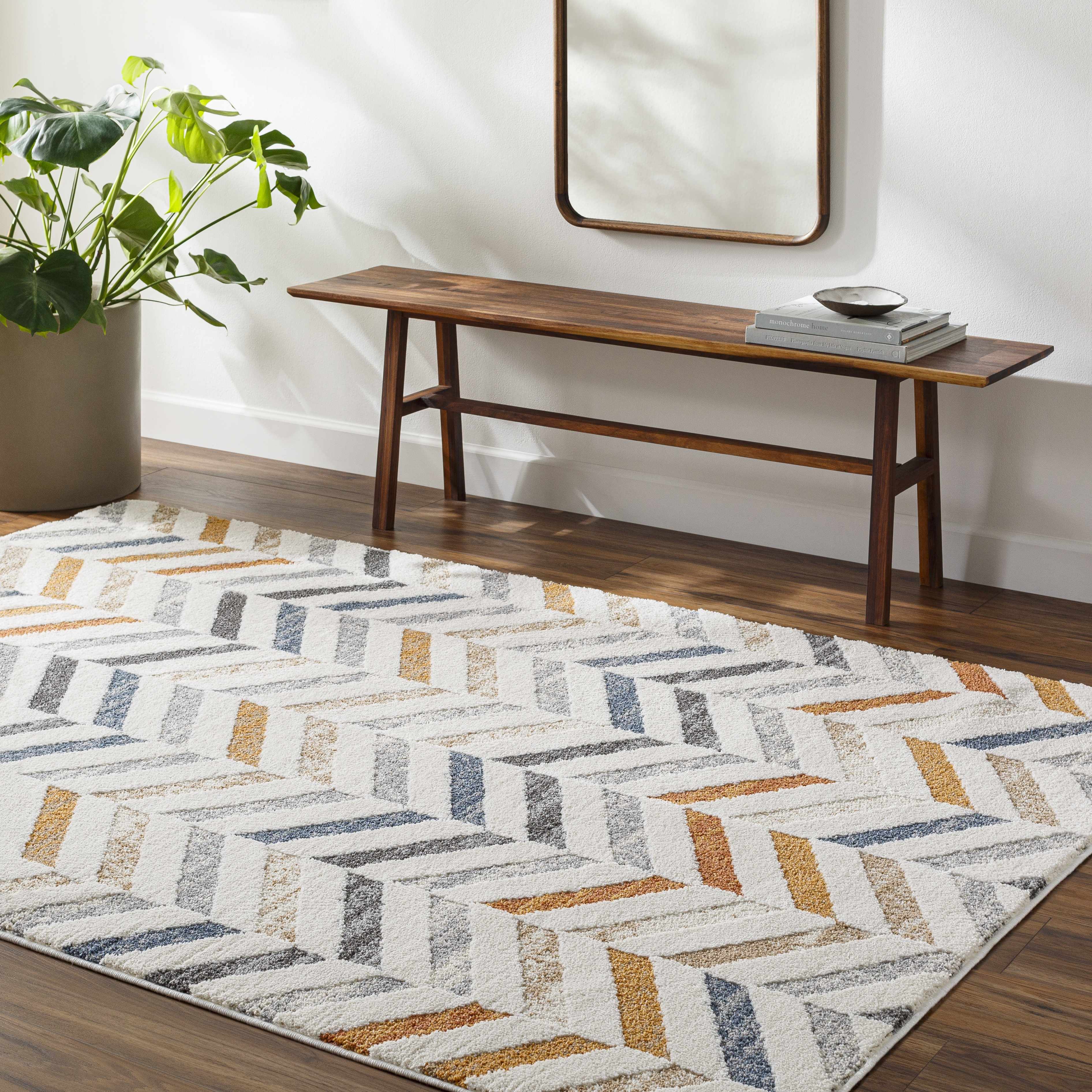 Kedar 5'3in x 7' Area Rug - Hauteloom