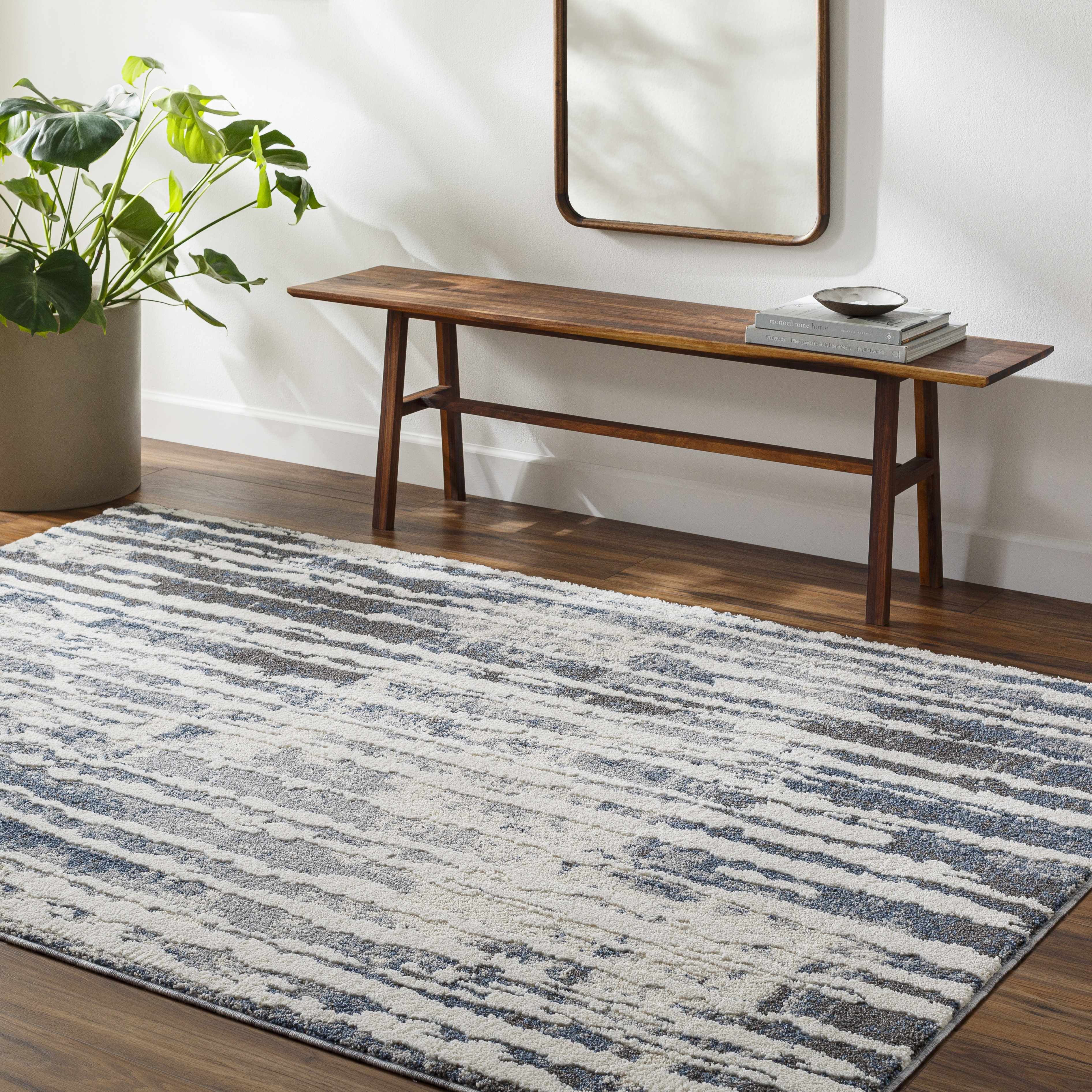 Leila 5'3in x 7' Area Rug - Hauteloom