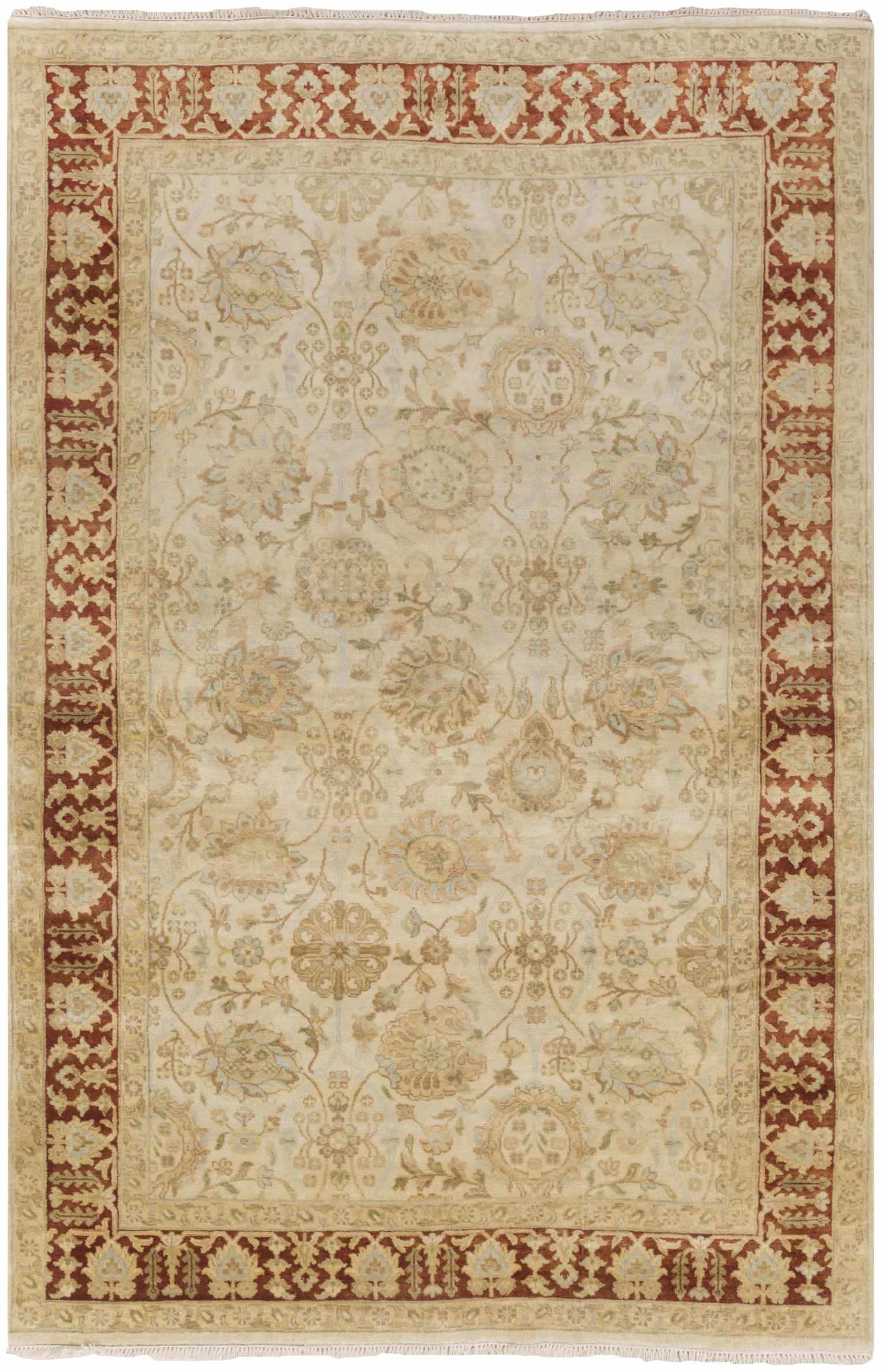 Oakvale 2' x 3' Traditional Handmade Traditional Persian NZ Wool Area Rug - Hauteloom