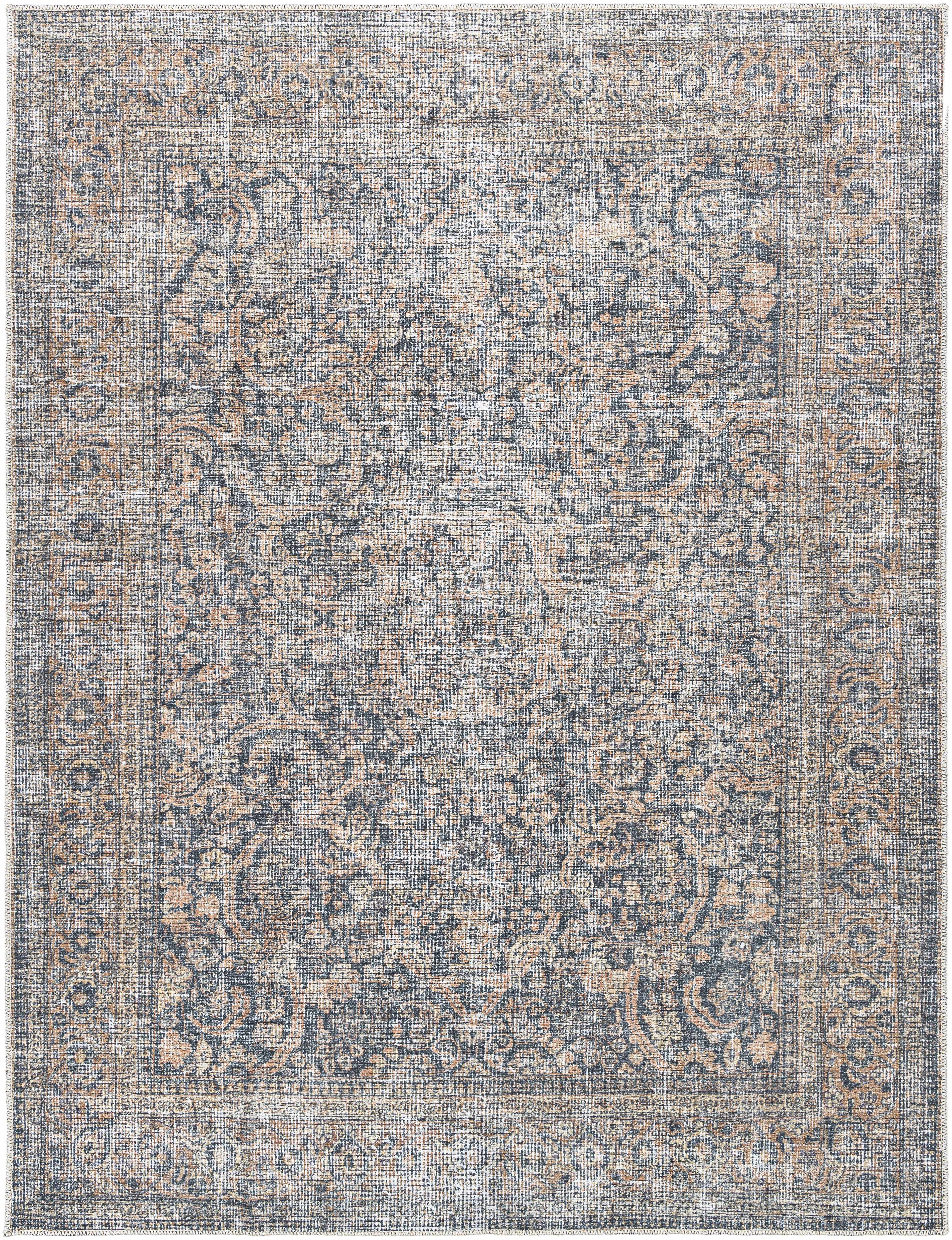 Orsin 6'7in x 9' Washable Area Rug - Hauteloom