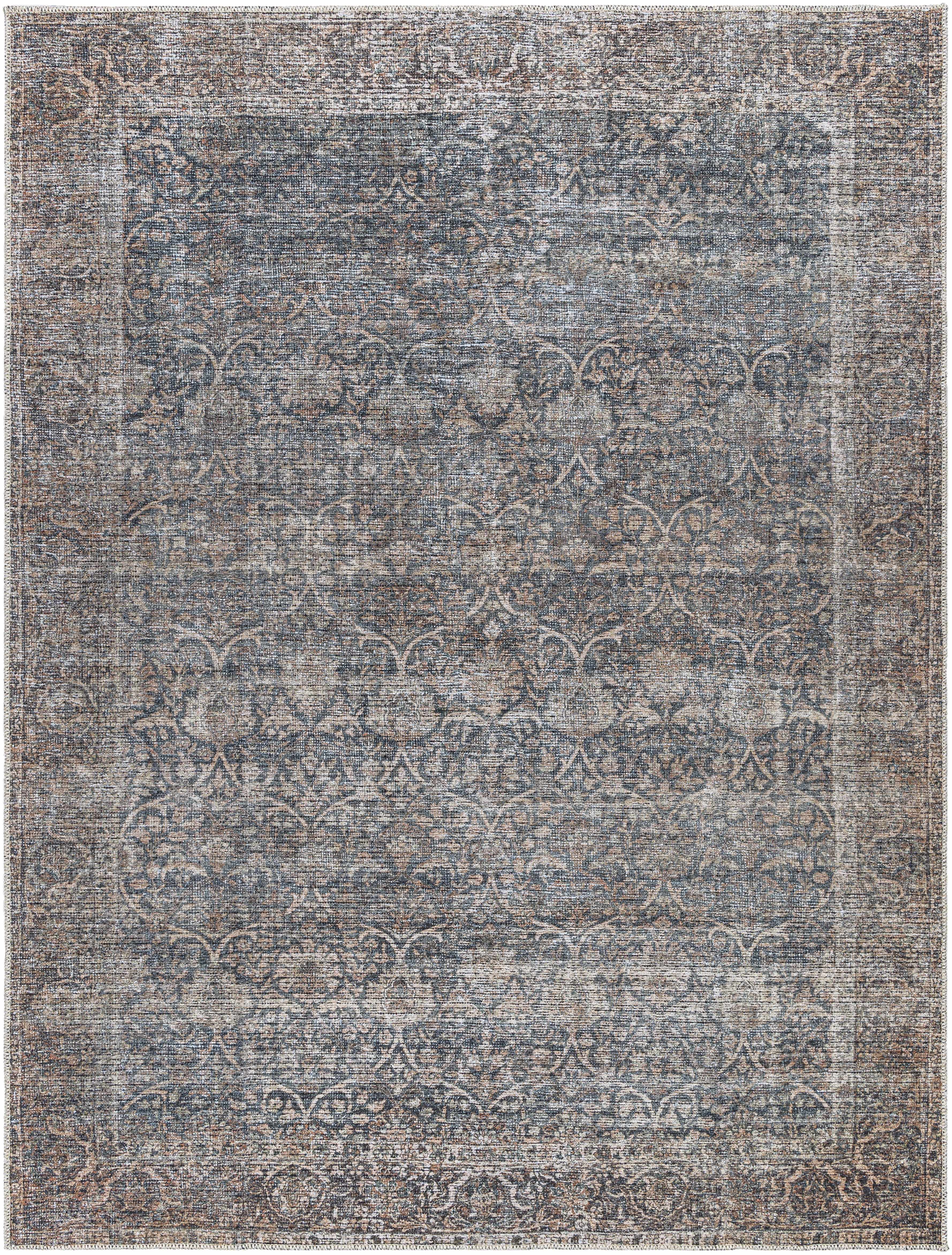 Ohoud 6'7in x 9' Washable Area Rug - Hauteloom