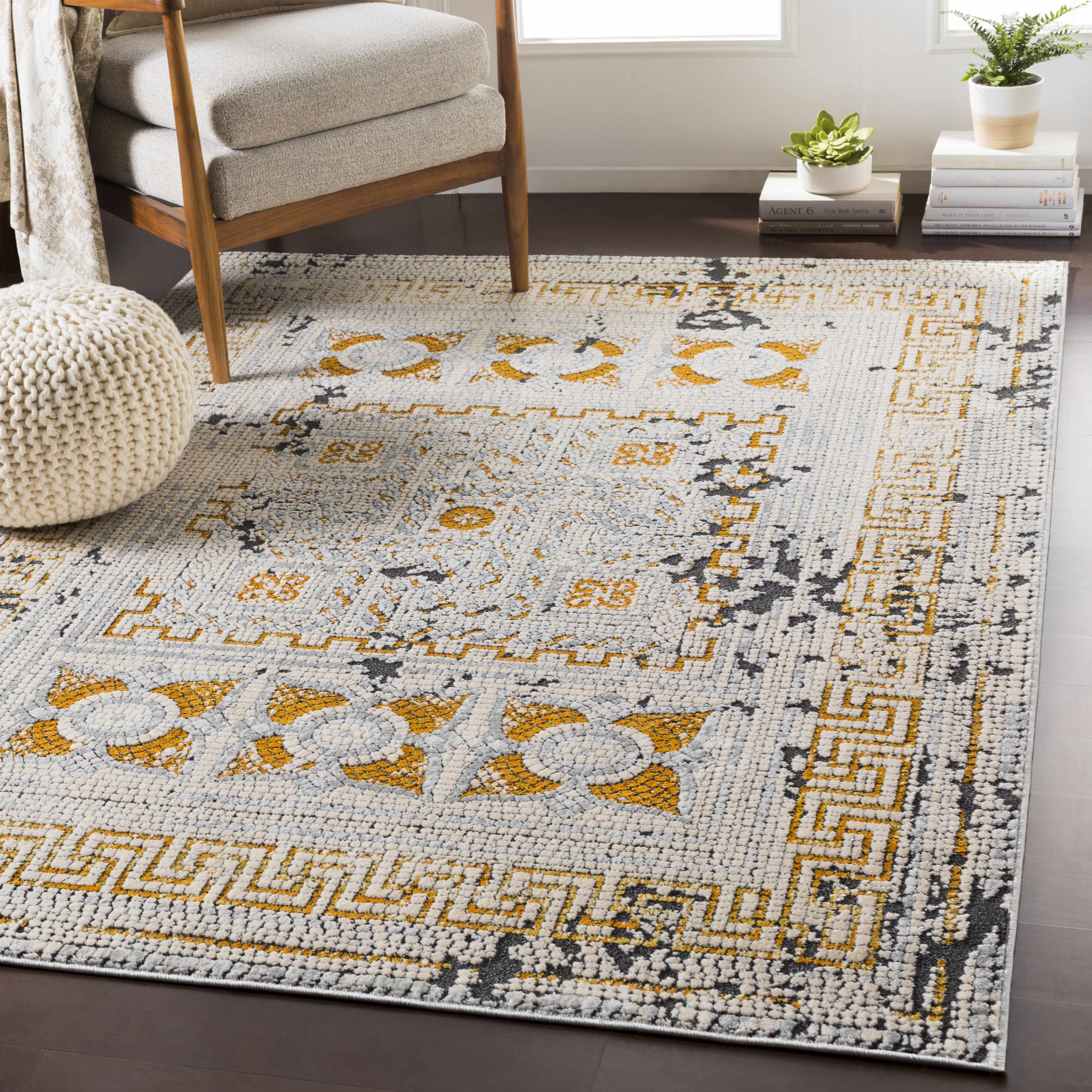 Whitestown 8'11in x 12'4in Updated Traditional Area Rug - Hauteloom